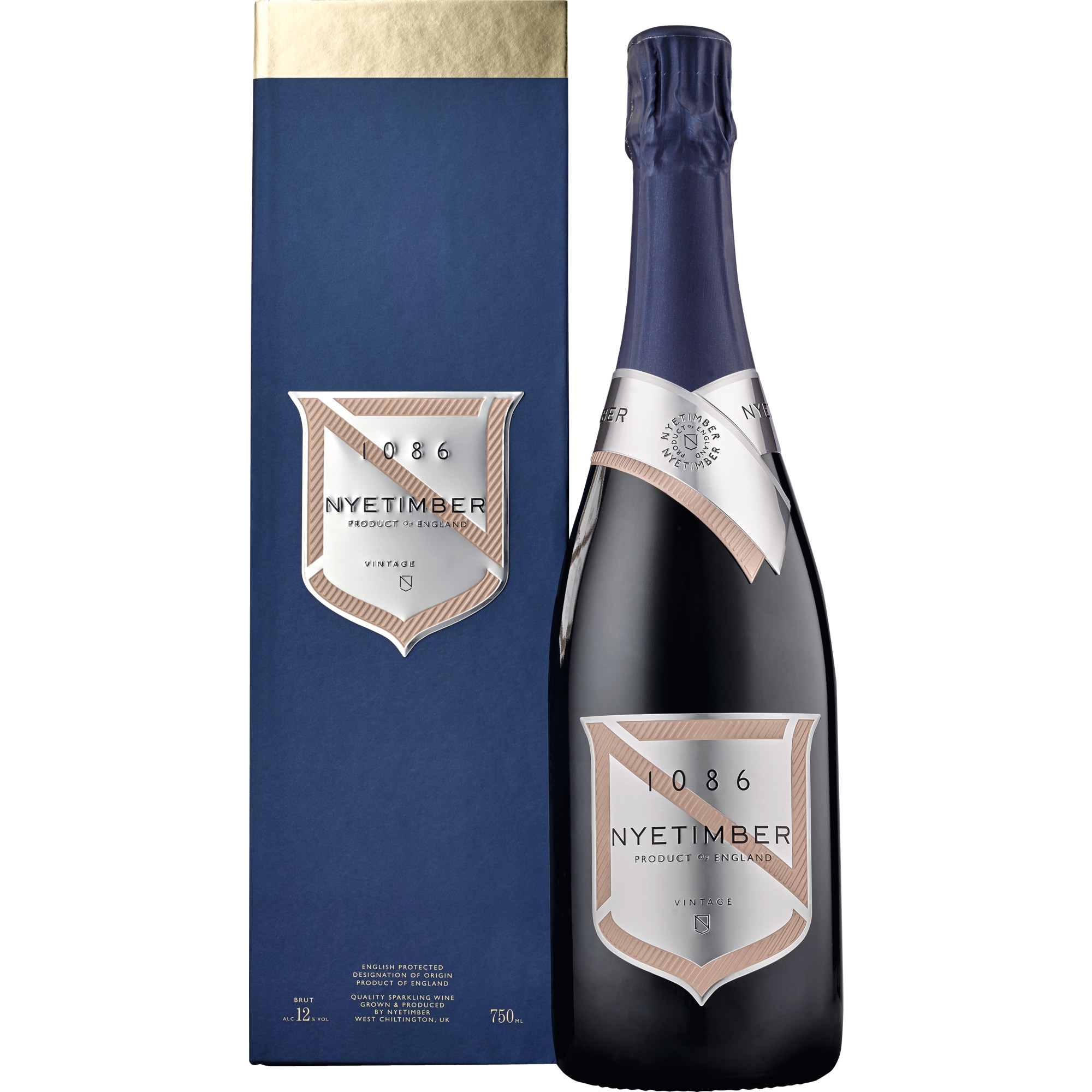 1086 Prestige Brut, England PDO, Traditional Method,Geschenkverpackung, England, 2013, Schaumwein