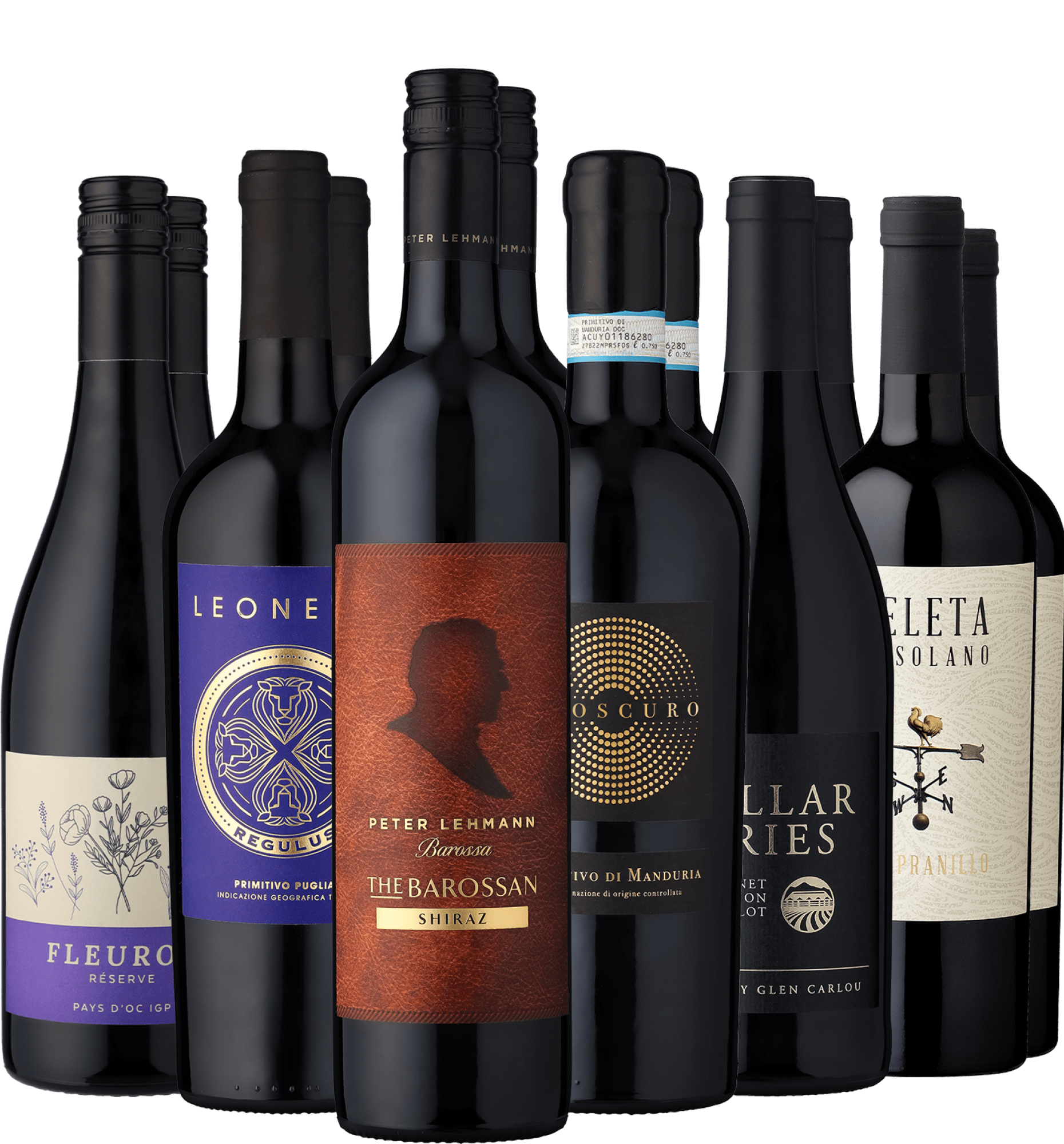 12er-Probierpaket »Black Sensation Deal Rotweine«