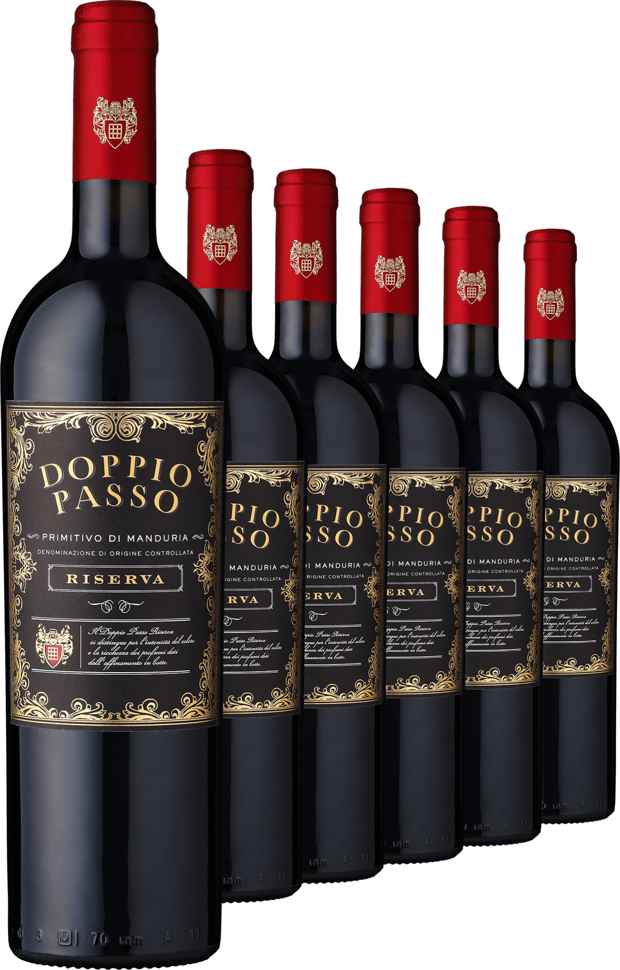 2022 Doppio Passo Primitivo di Manduria Riserva im 6er-Vorratspaket