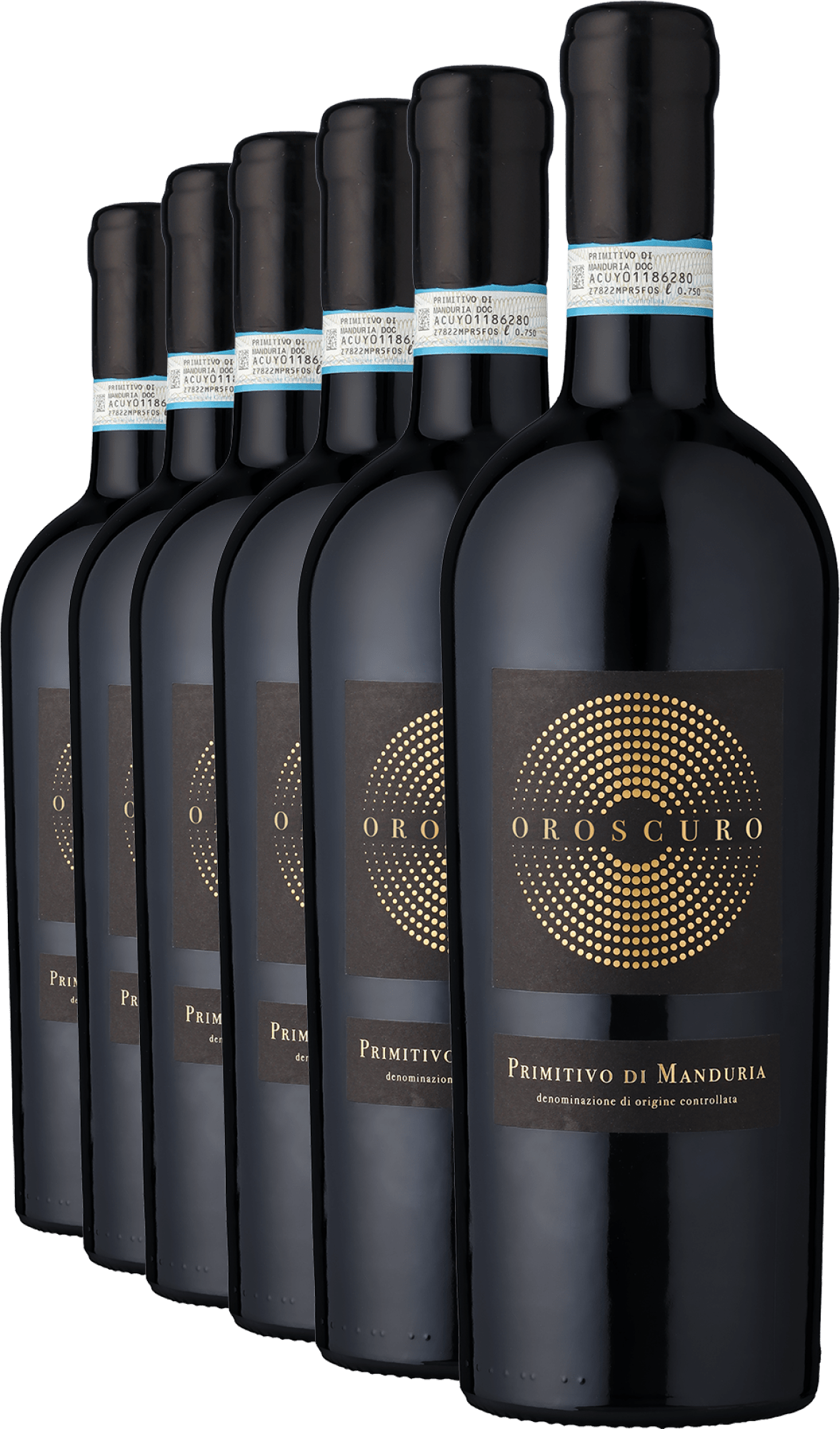 2024 Oroscuro Primitivo di Manduria im 6er-Vorratspaket