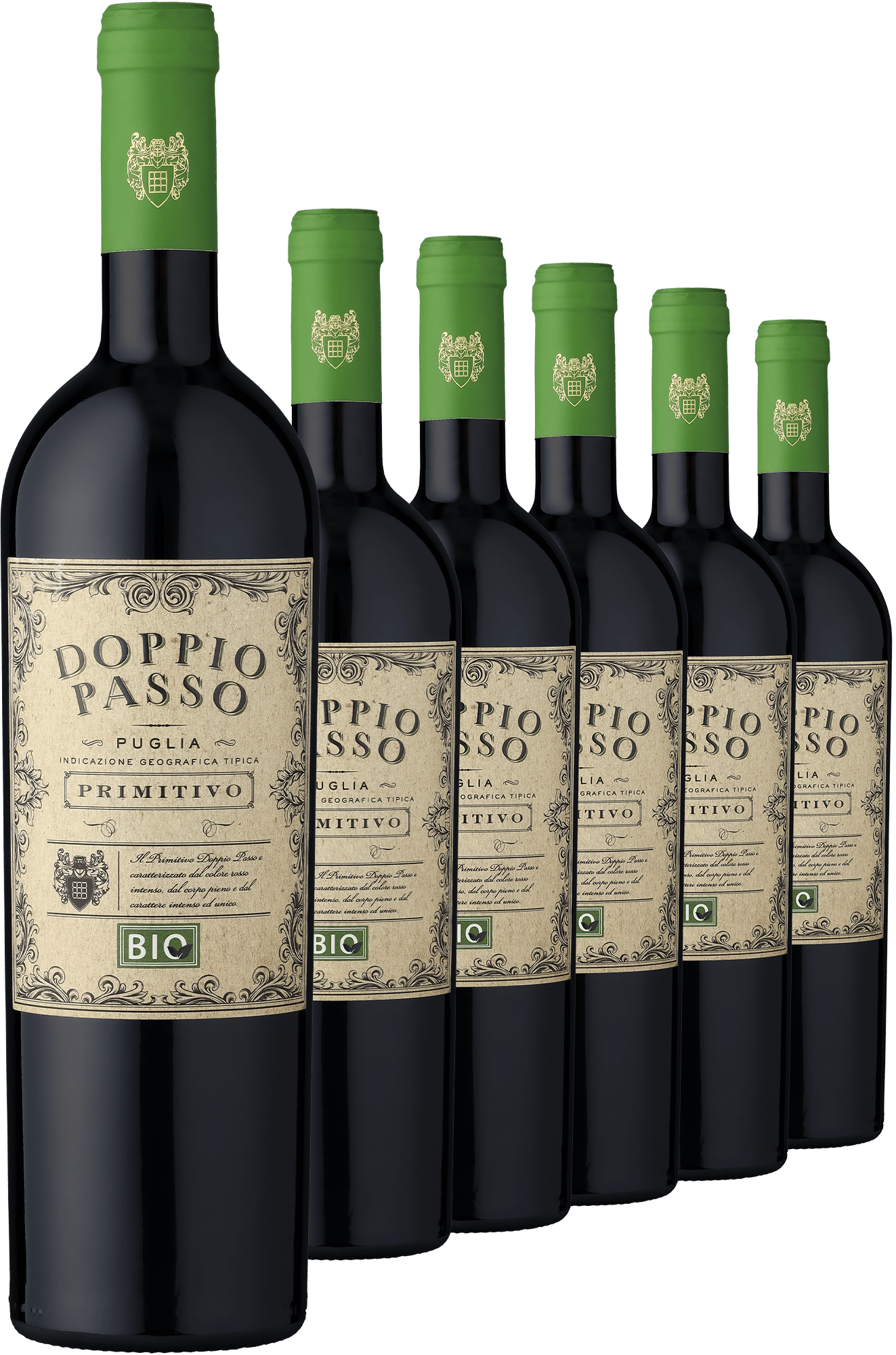 2025 Doppio Passo Primitivo – Bio im 6er-Vorratspaket