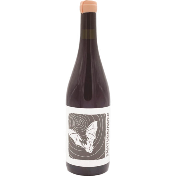 2Naturkinder Fledermaus Rot Bio, Trocken, Deutscher Landwein Main, Franken, 2023, Rotwein