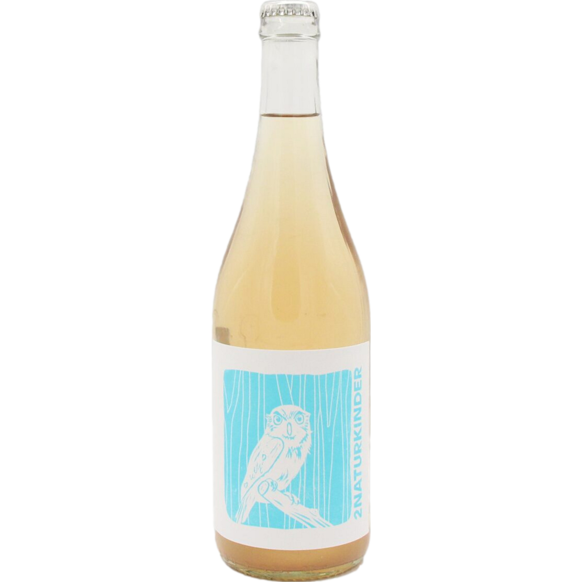2Naturkinder Steinkauz Pet Nat Bio, Trocken, Deutscher Landwein Main, Franken, 2024, Perlwein / Secco