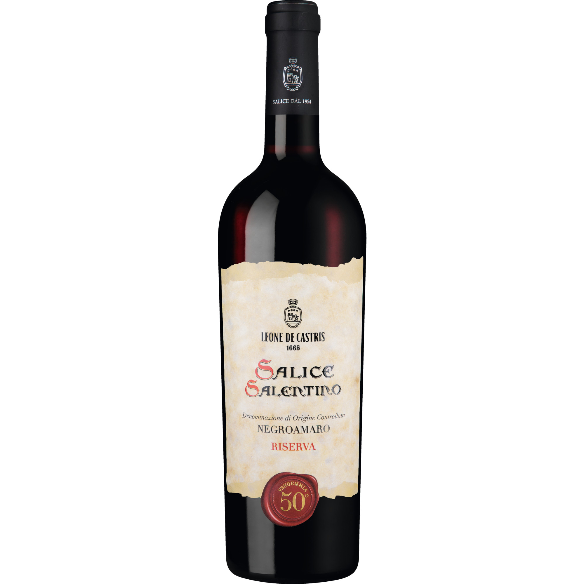 50° Vendemmia Rosso Riserva, Salice Salentino DOC, Apulien, 2021, Rotwein