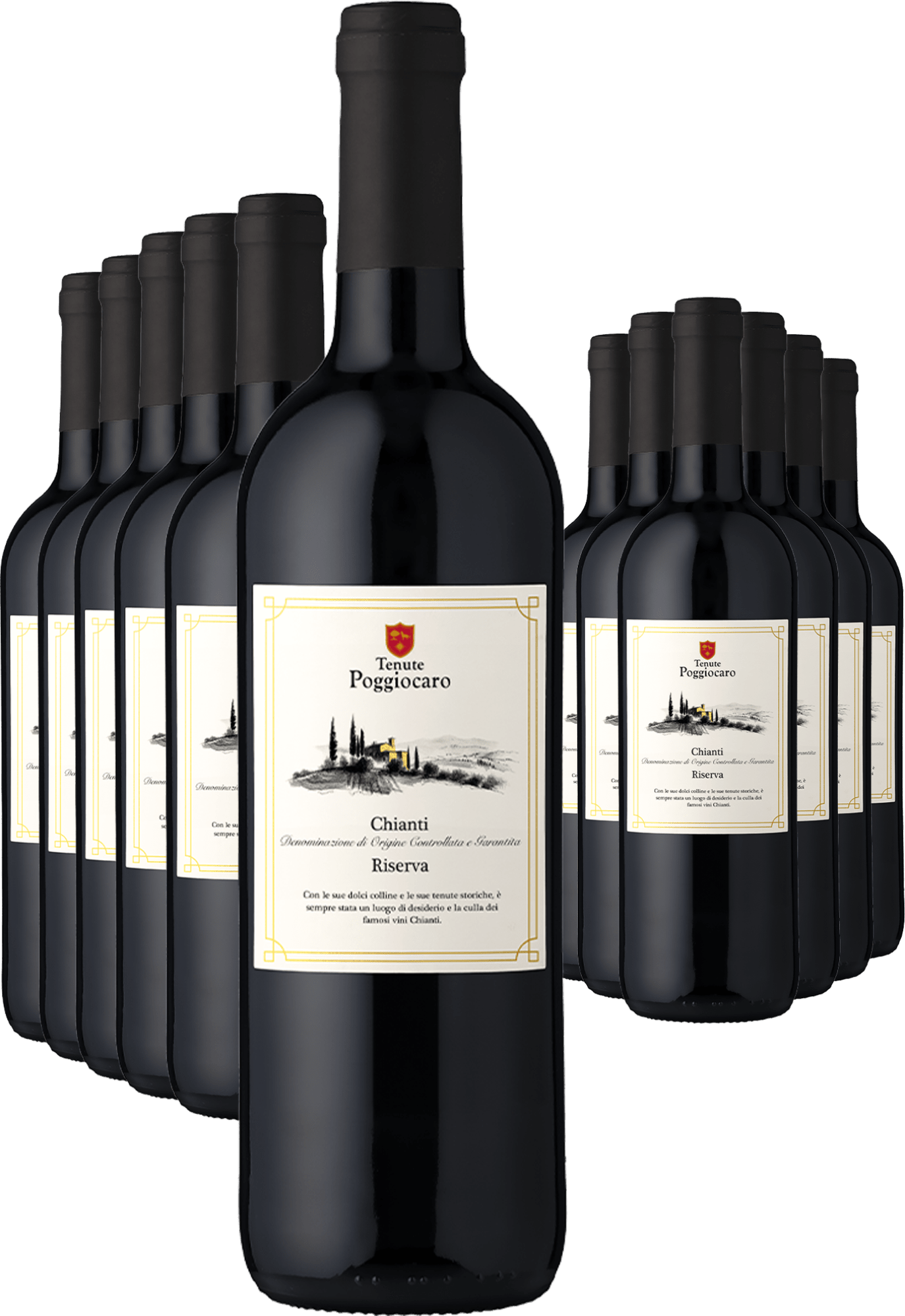 6+6-PAKET Tenute Poggiocaro Chianti Riserva 2022