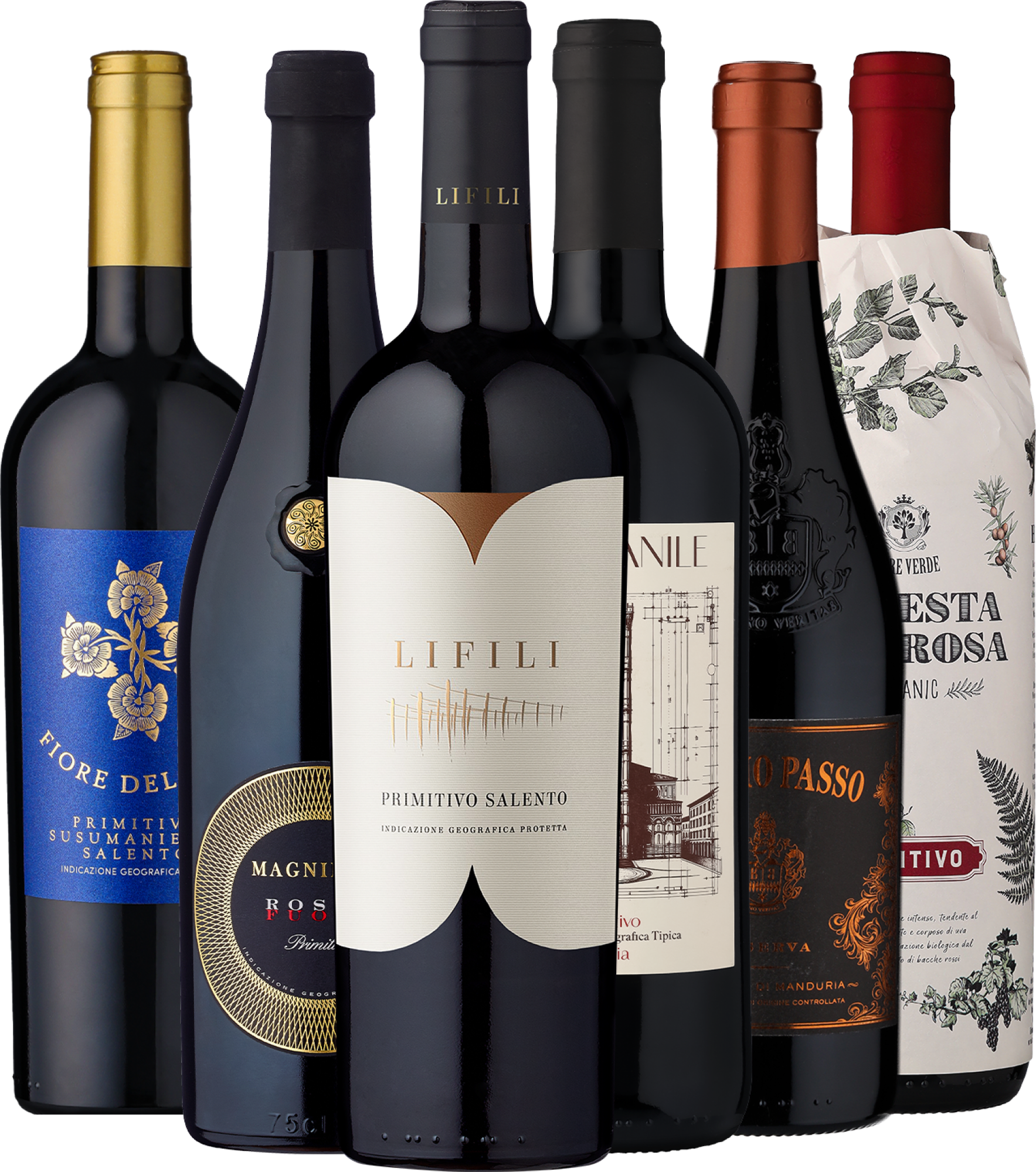 6er-Probierpaket »Italiens Rotwein-Highlights«