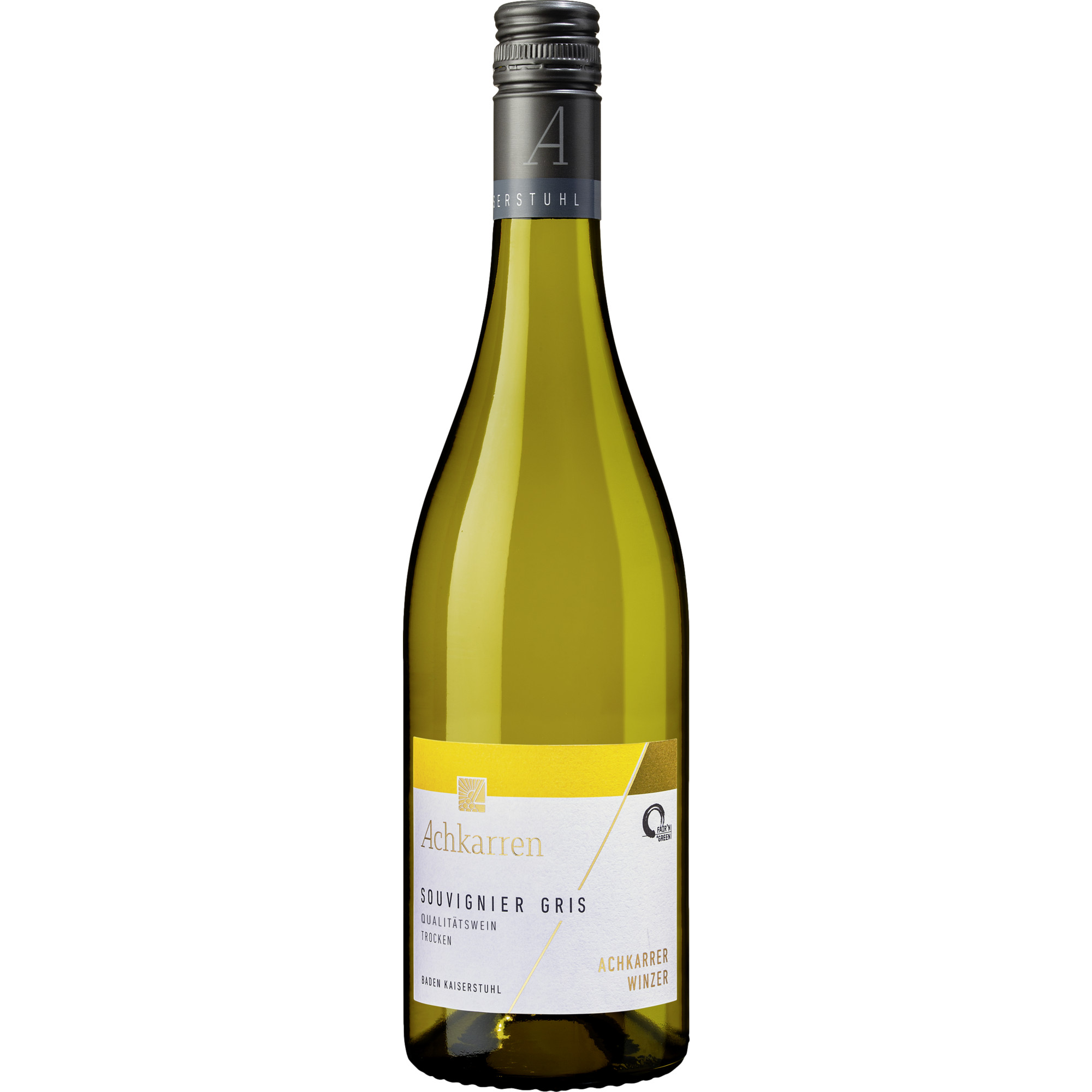 Achkarrer Winzer Souvignier Gris Qualitätswein, Trocken, Baden, Baden, 2023, Weißwein