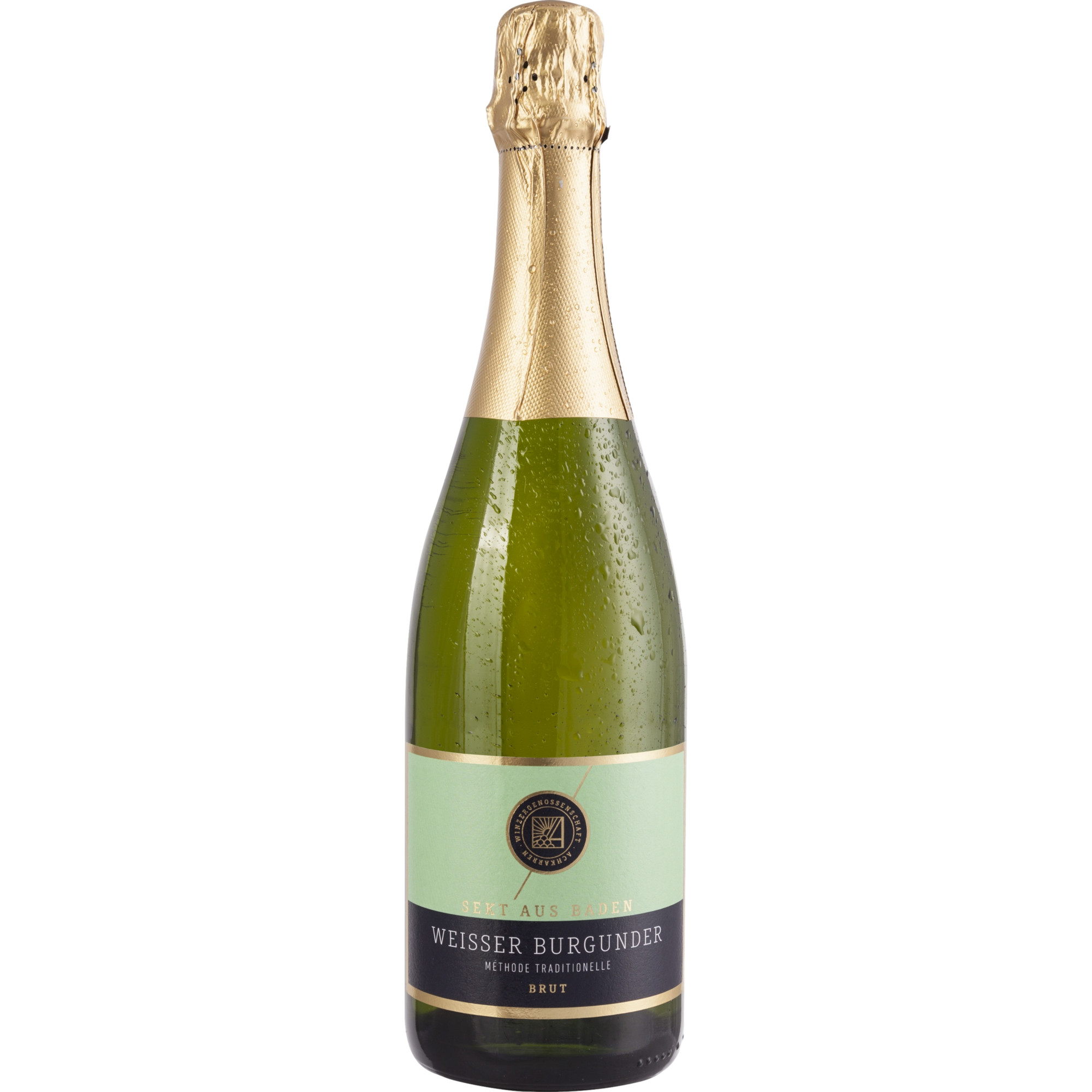 Achkarrer Winzer Weißer Burgunder Sekt, Brut, Baden, Baden, 2022, Schaumwein