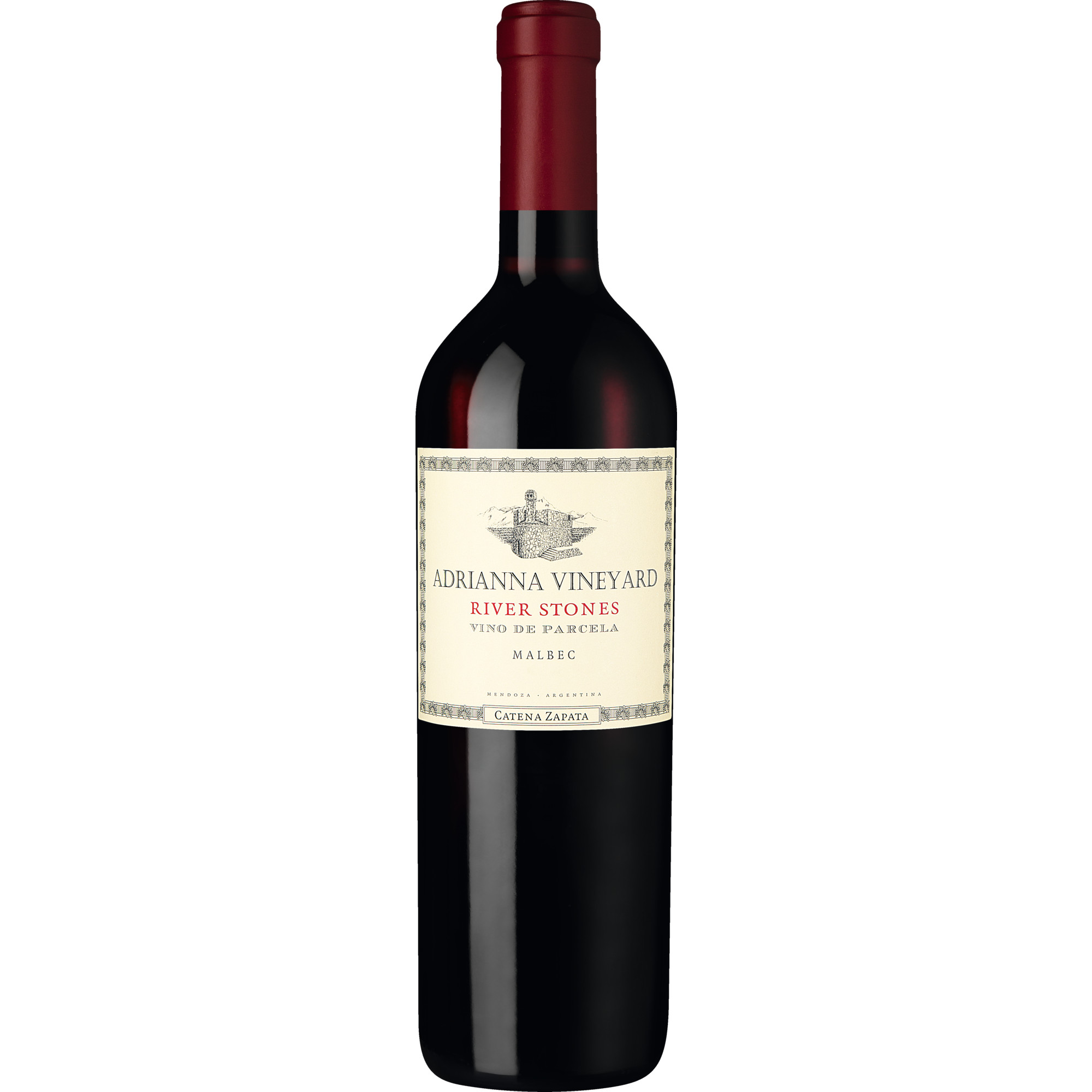Adrianna Vineyard River Malbec, Mendoza, Mendoza, 2020, Rotwein
