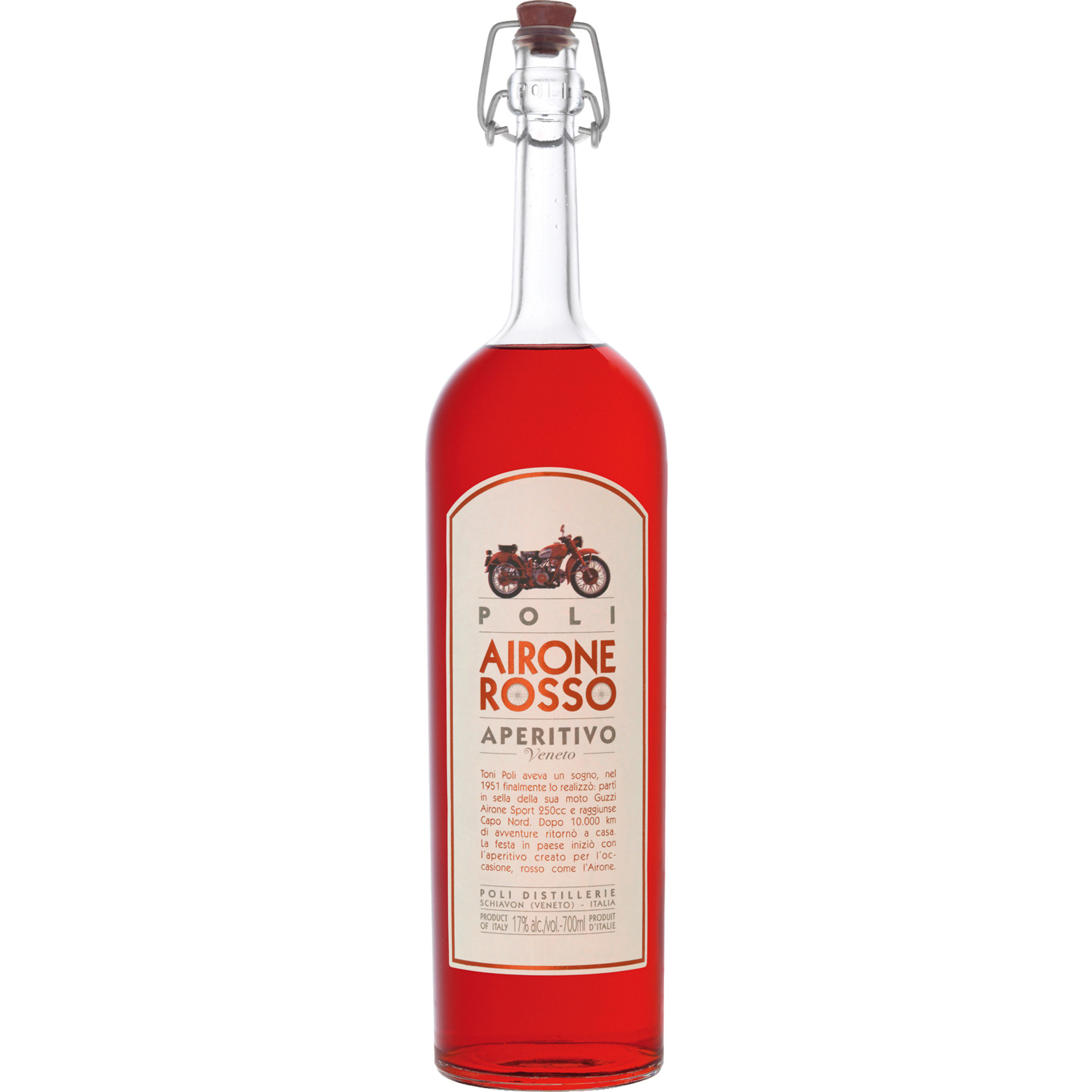 Airone Rosso Aperitivo, 0,70 L, 17% Vol., Spirituosen