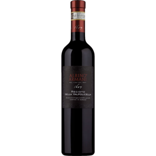 Albino Armani Classico Recioto della Valpolicella, Recioto della Valpolicella DOCG, 0,5 L, Venetien, 2022, Rotwein