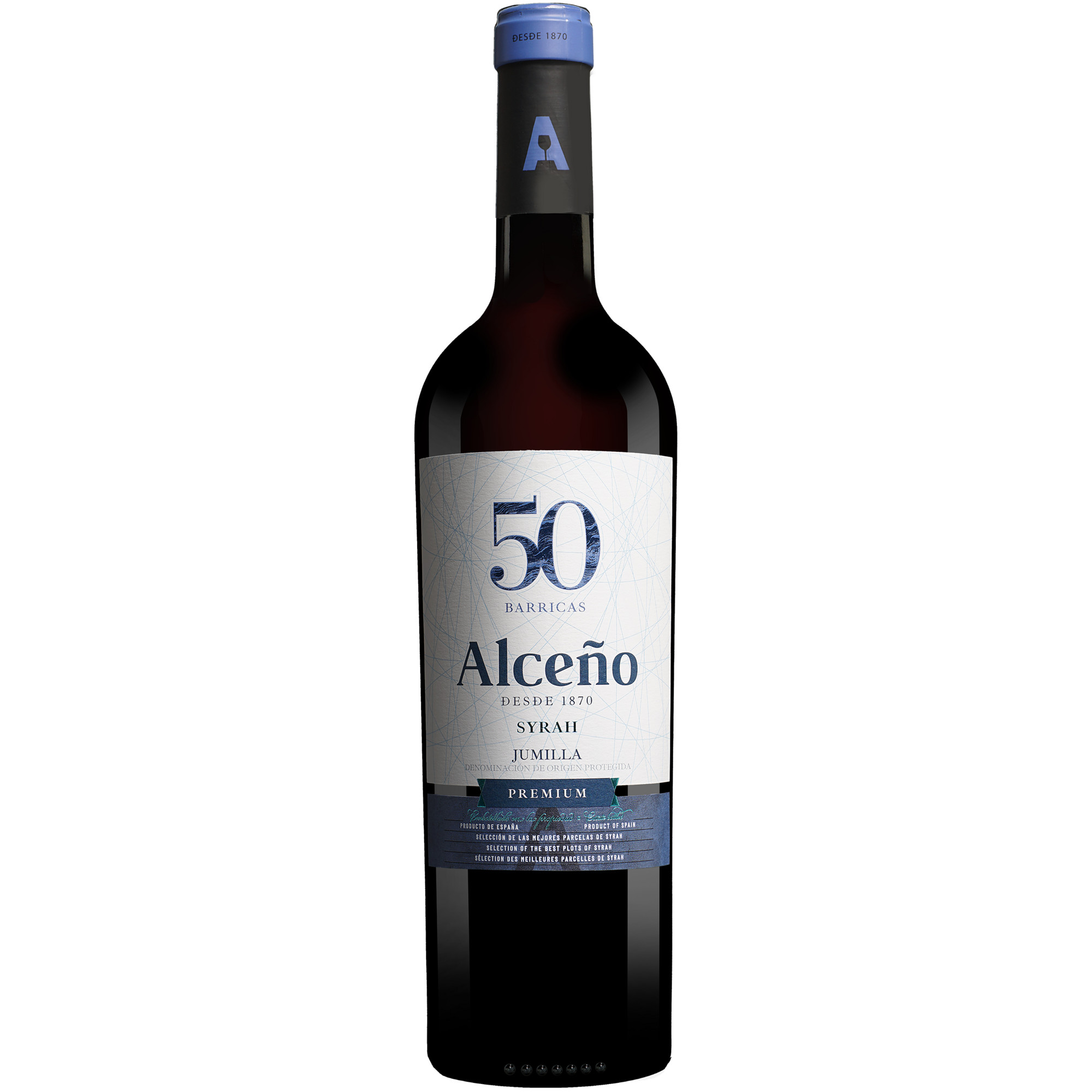 Alceño Premium Syrah »50 Barricas« 2022 0.75L 14.5% Vol. Rotwein Trocken aus Spanien