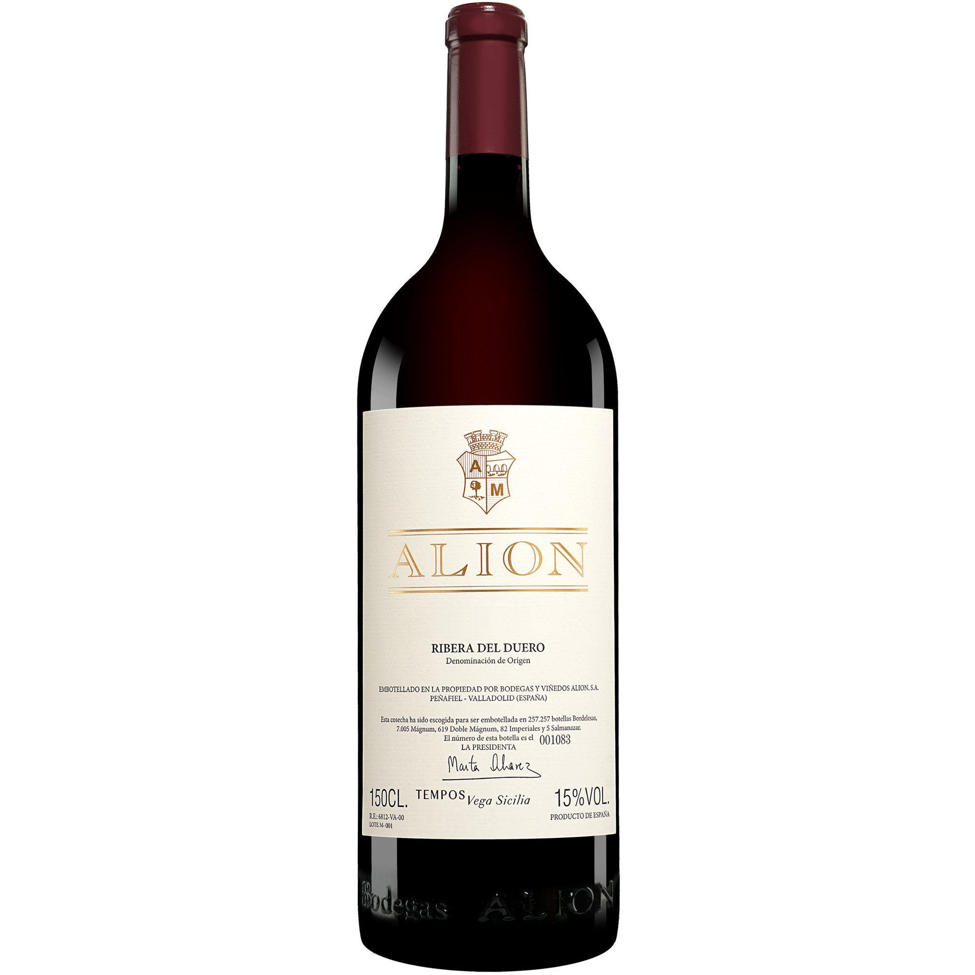Alión - 1,5 L. Magnum 2022 1.5L 14.5% Vol. Rotwein Trocken aus Spanien