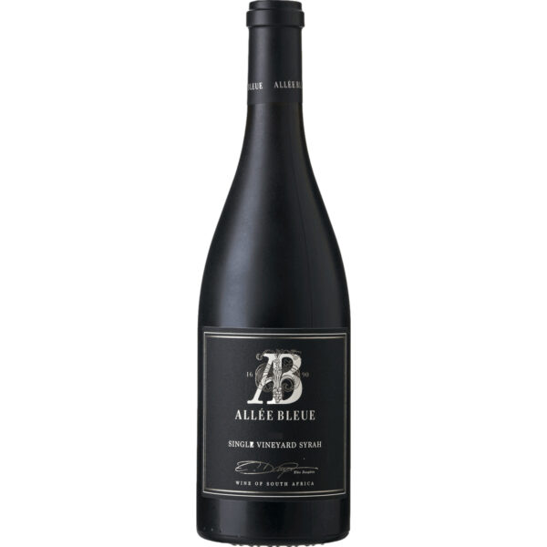 Allée Bleue Black Series Single Vineyard Syrah, WO Franschhoek, Western Cape, 2022, Rotwein