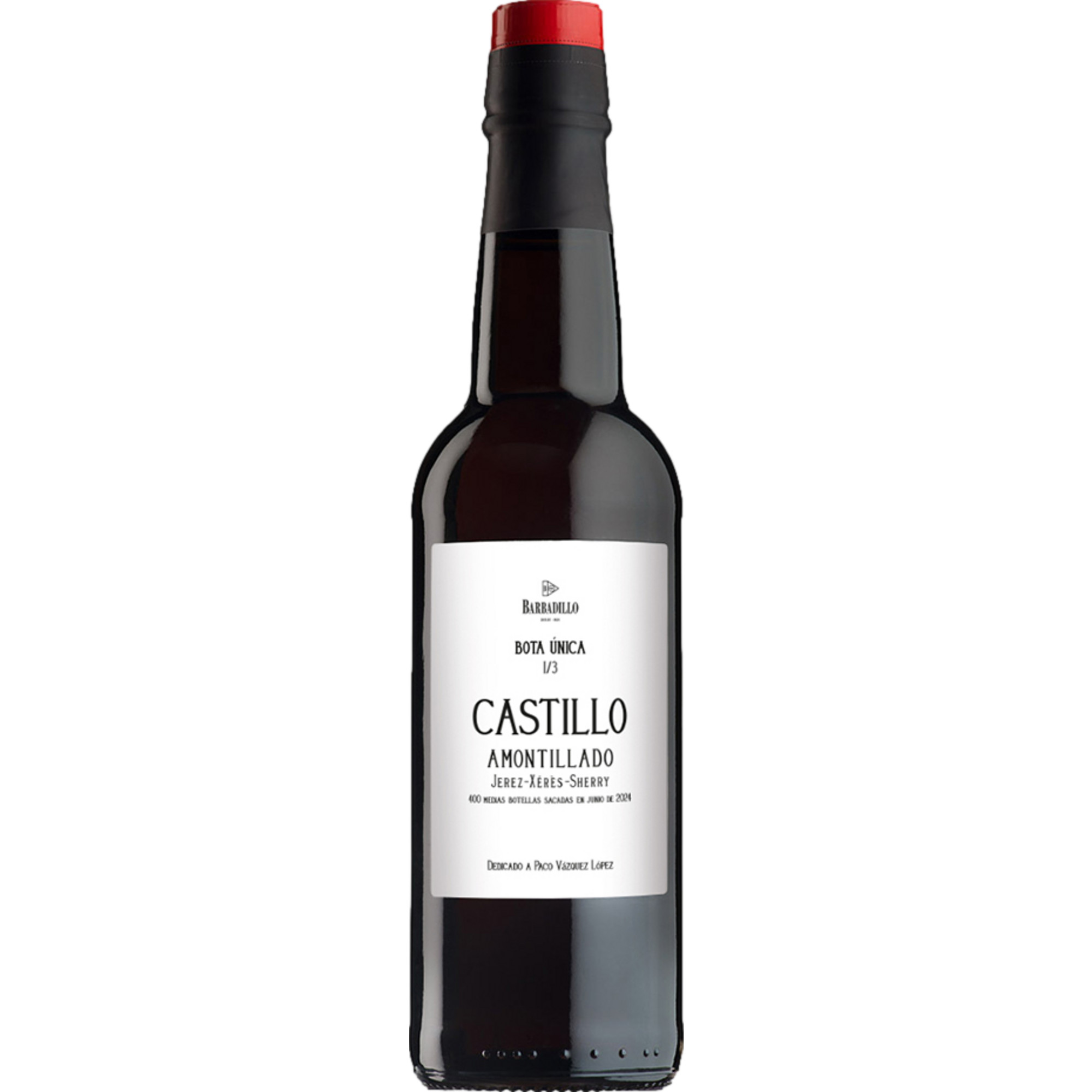 Amontillado Castillo Bota Unica 1 de 3, Jerez-Xérès-Sherry DO, 0,375L, 20,5% Vol., Sherry/Jerez, Spirituosen