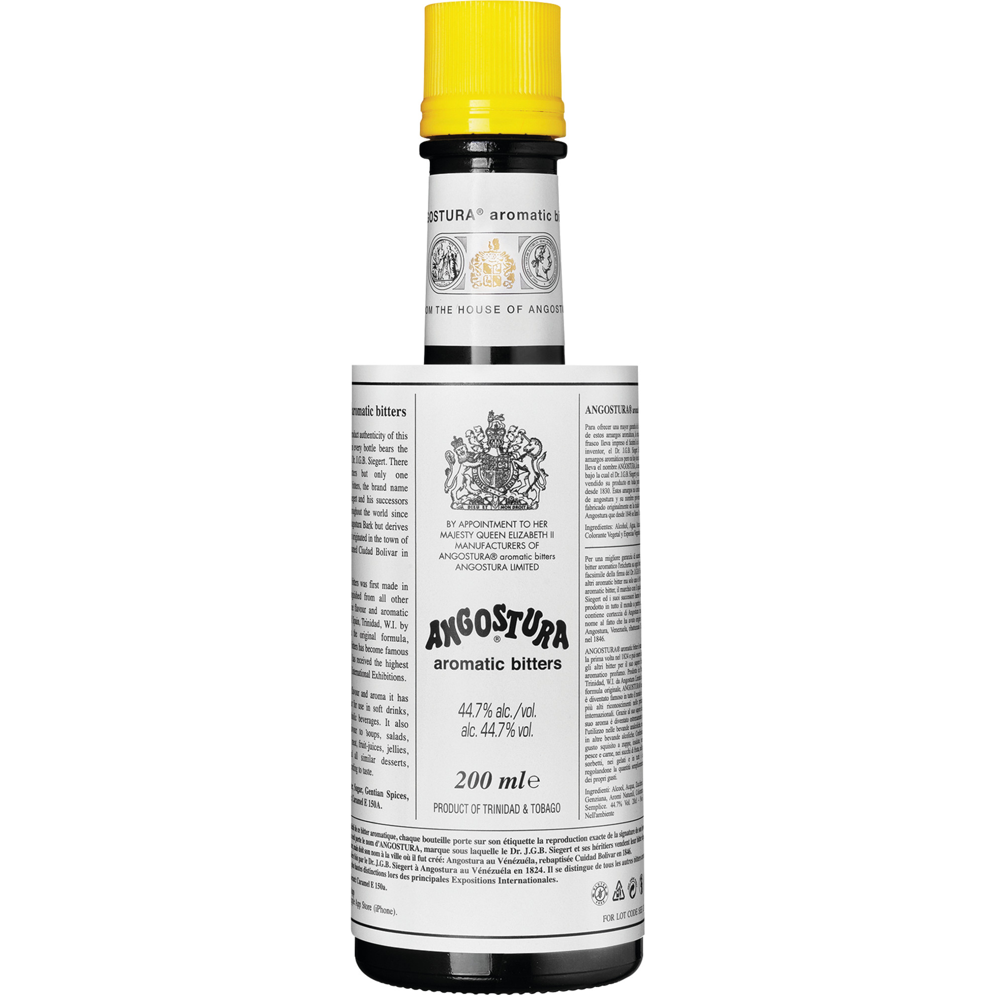 Angostura Aromatic Bitters, Trinidad, 44,7%, 0,2 l, Spirituosen