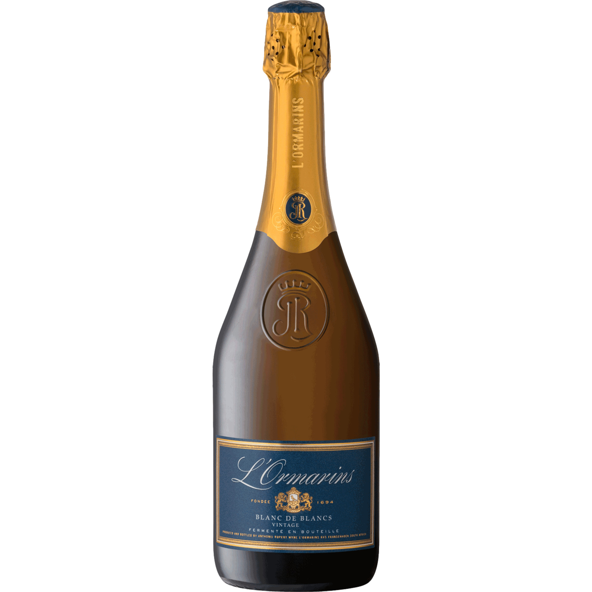 Anthonij Rupert L’Ormarins Blanc de Blancs, Brut, WO Western Cape, Western Cape, 2022, Schaumwein