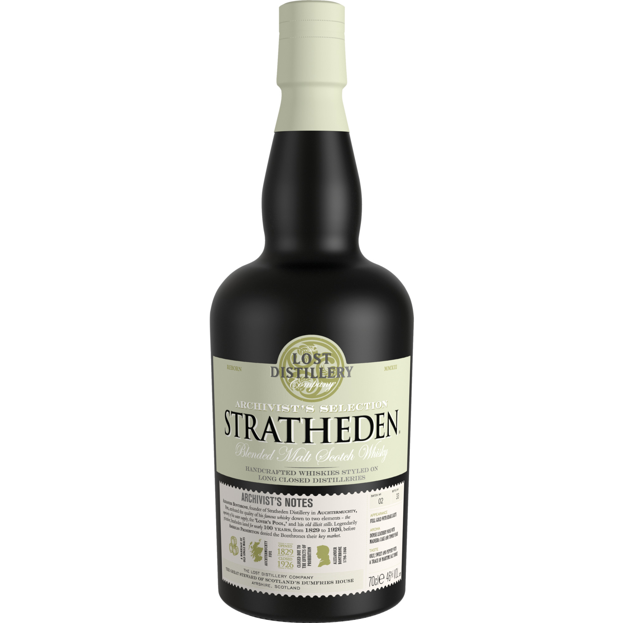 Archivist Selection Stratheden, Blended Malt Scotch Whisky 0,7L, 46% Vol, Schottland, Spirituosen