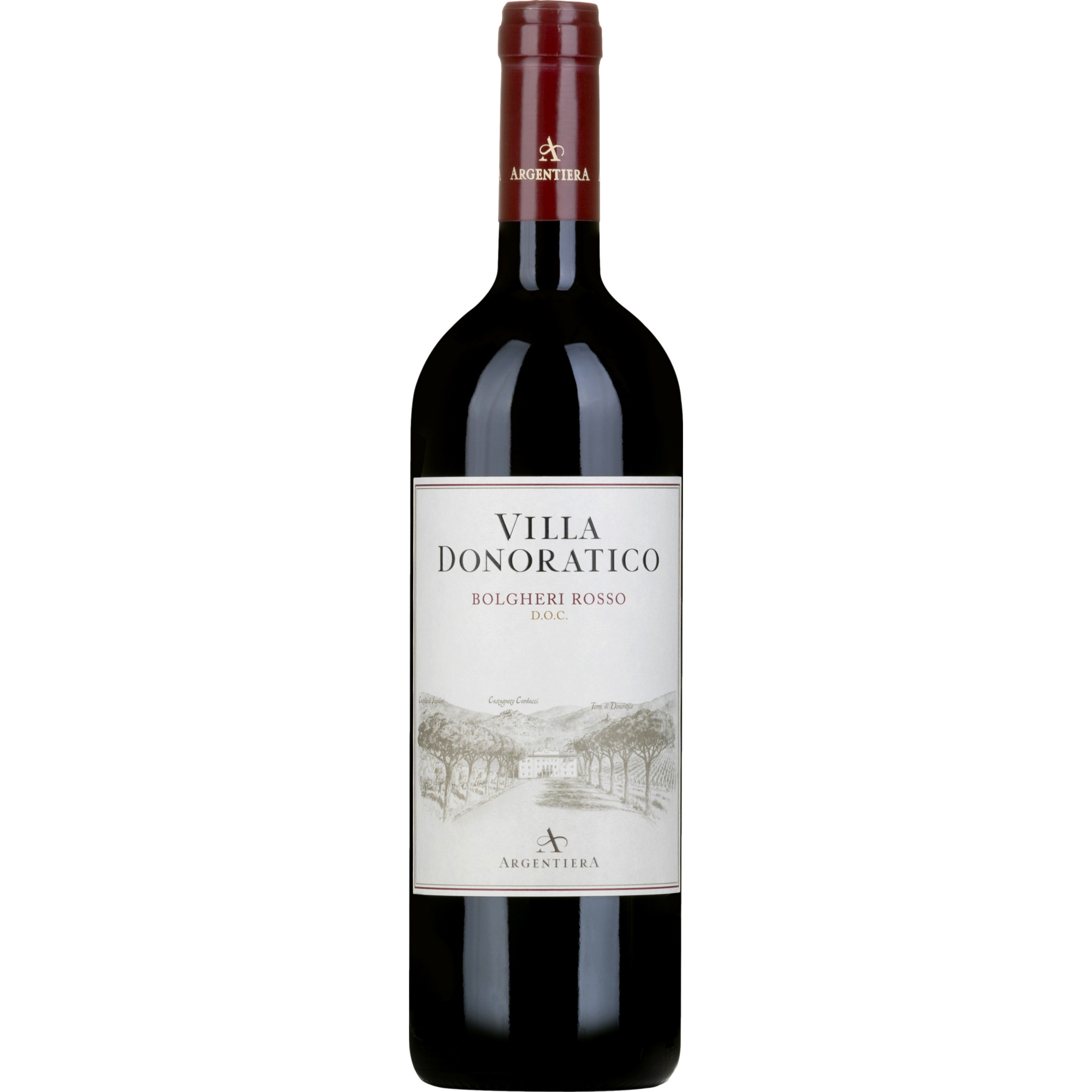 Argentiera Villa Donoratico, Bolgheri DOC, Toskana, 2023, Rotwein