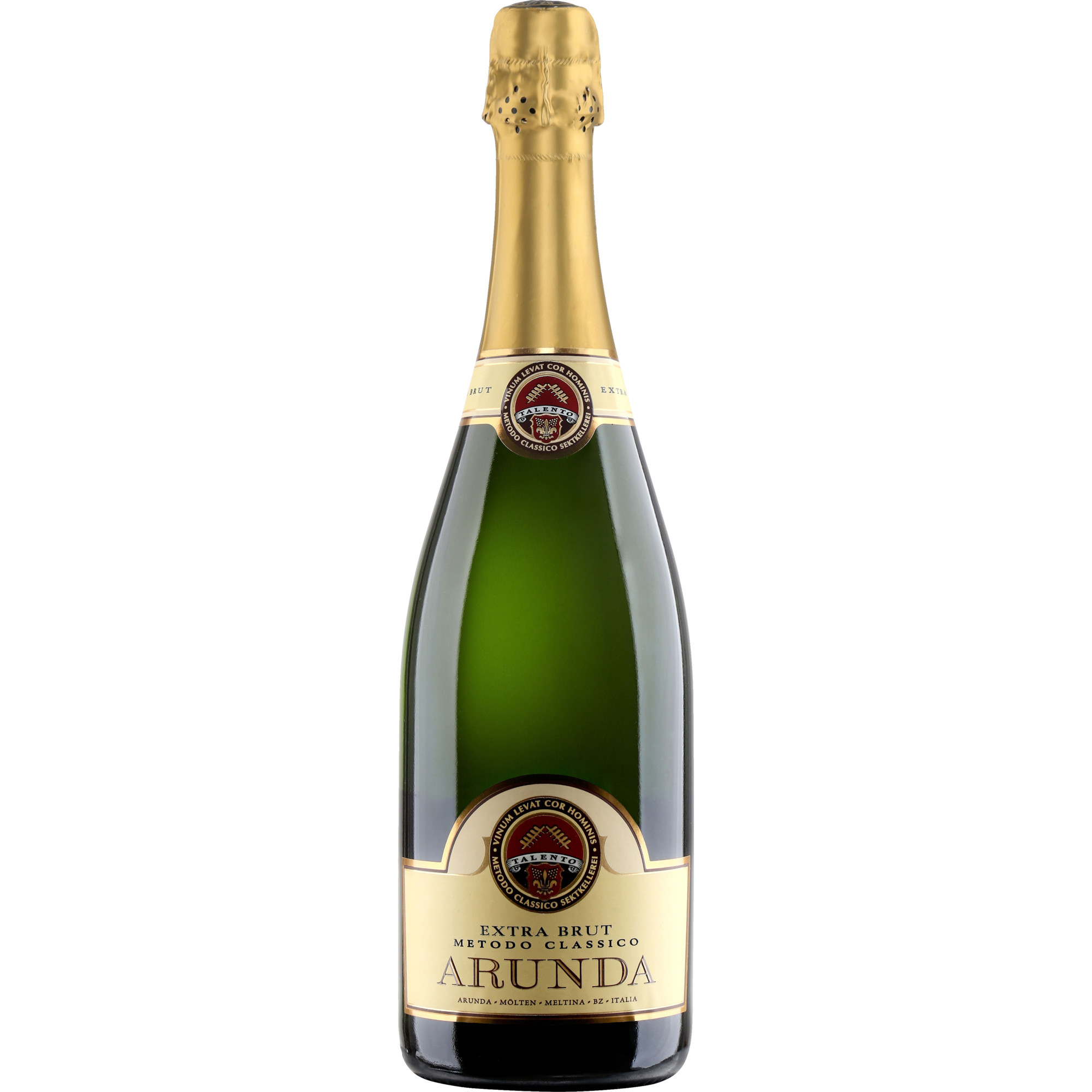 Arunda Extra Brut, Metodo Classico Alto Adige DOP, Südtirol, Schaumwein
