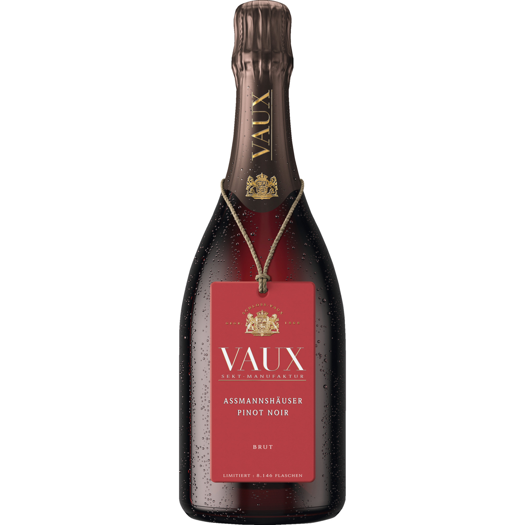 Assmannshäuser Pinot Noir Sekt, Brut, Deutscher Sekt b.A. Rheingau, Rheingau, 2017, Schaumwein