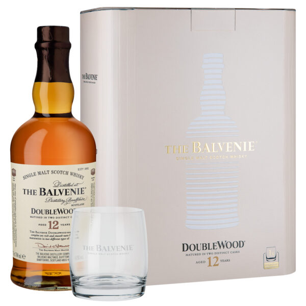 Balvenie 12 Year Old Doublewood Single Malt Whisky, 0,7 L, 40,0% Vol., Geschenkverpackung, Schottland, Spirituosen