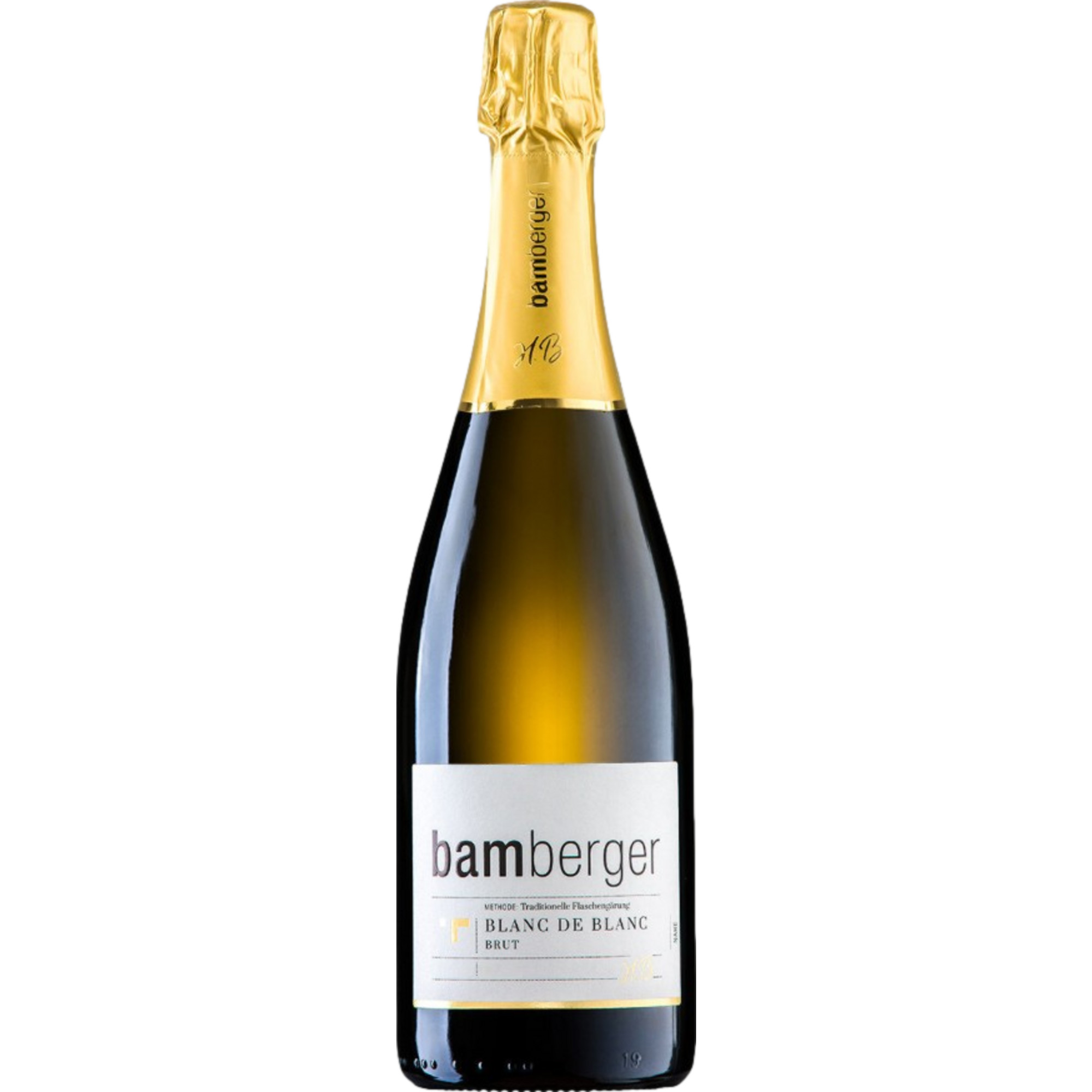 Bamberger Blanc de Blancs Sekt, Brut, Nahe, Nahe, 2023, Schaumwein