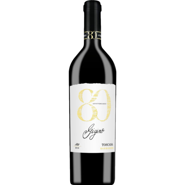 Barbanera Gigino 80 Anniversario, Toscana IGP, Toskana, 2022, Rotwein