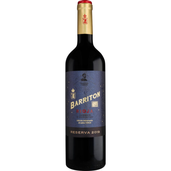 Barriton Reserva Edición Aniversario 2019 0.75L 14% Vol. Rotwein Trocken aus Spanien