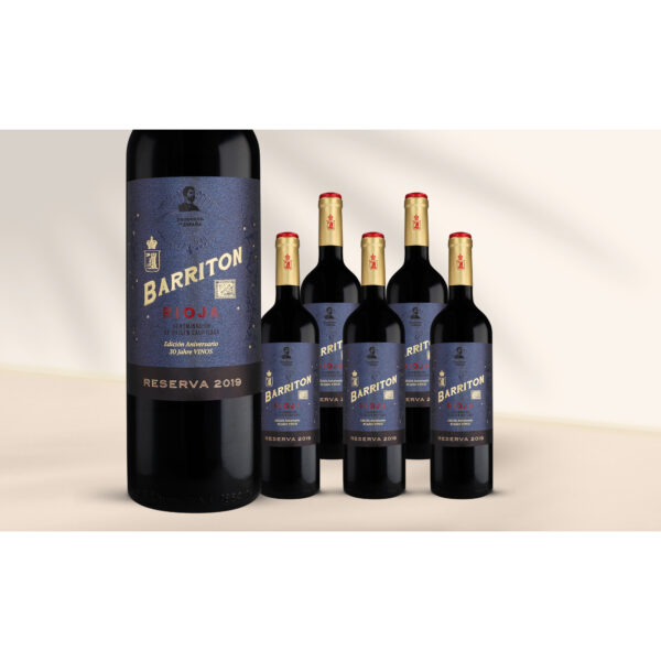 Barriton Reserva Edición Aniversario 2019 4.5L 14% Vol. Weinpaket aus Spanien