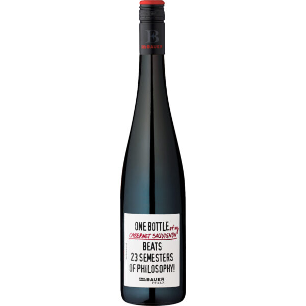 Bauer Dr. Philosophy Cabernet Sauvignon, Trocken, Pfalz, Pfalz, 2023, Rotwein