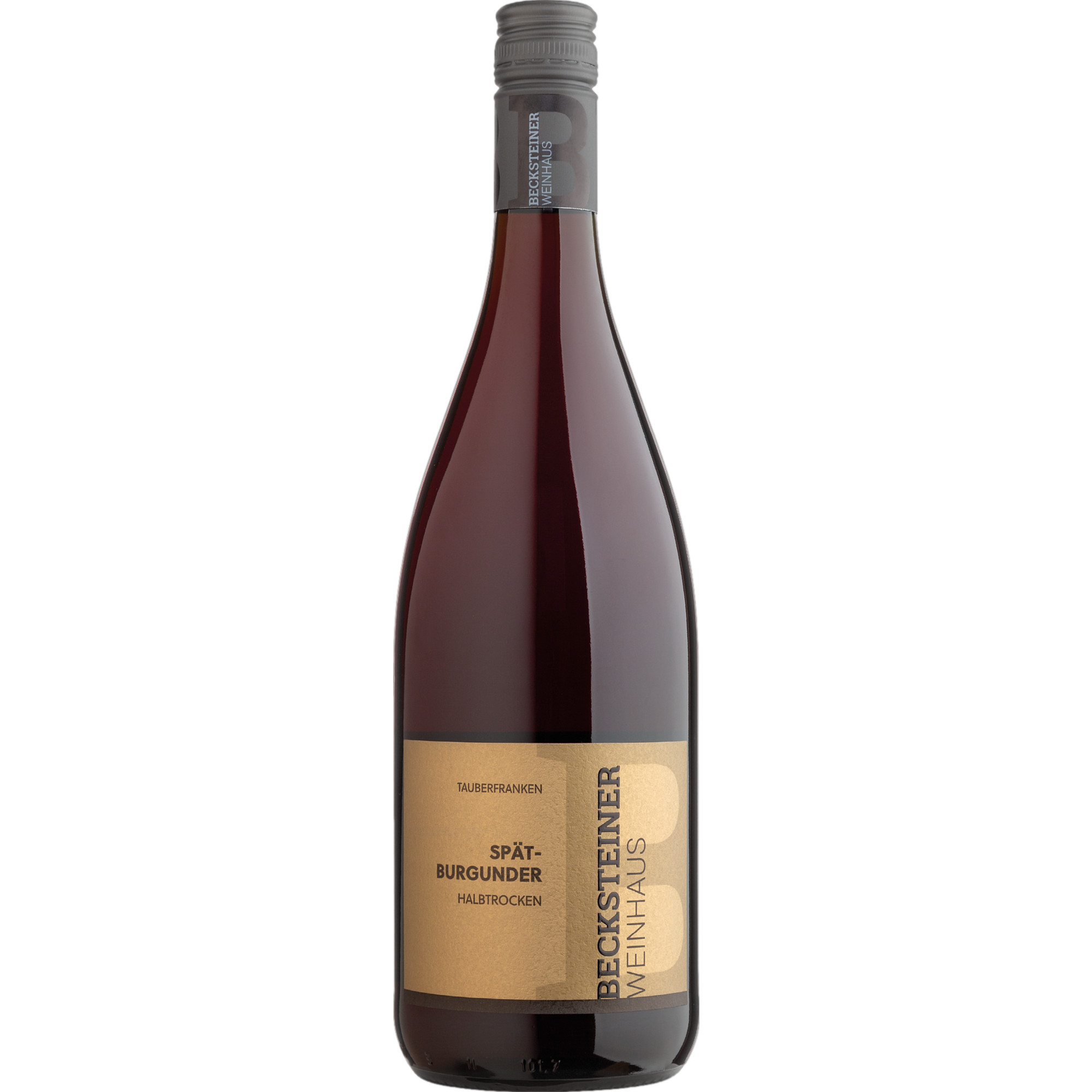 Becksteiner Winzer Weinhaus Spätburgunder, Halbtrocken, Baden, 1 Liter, Baden, 2023, Rotwein