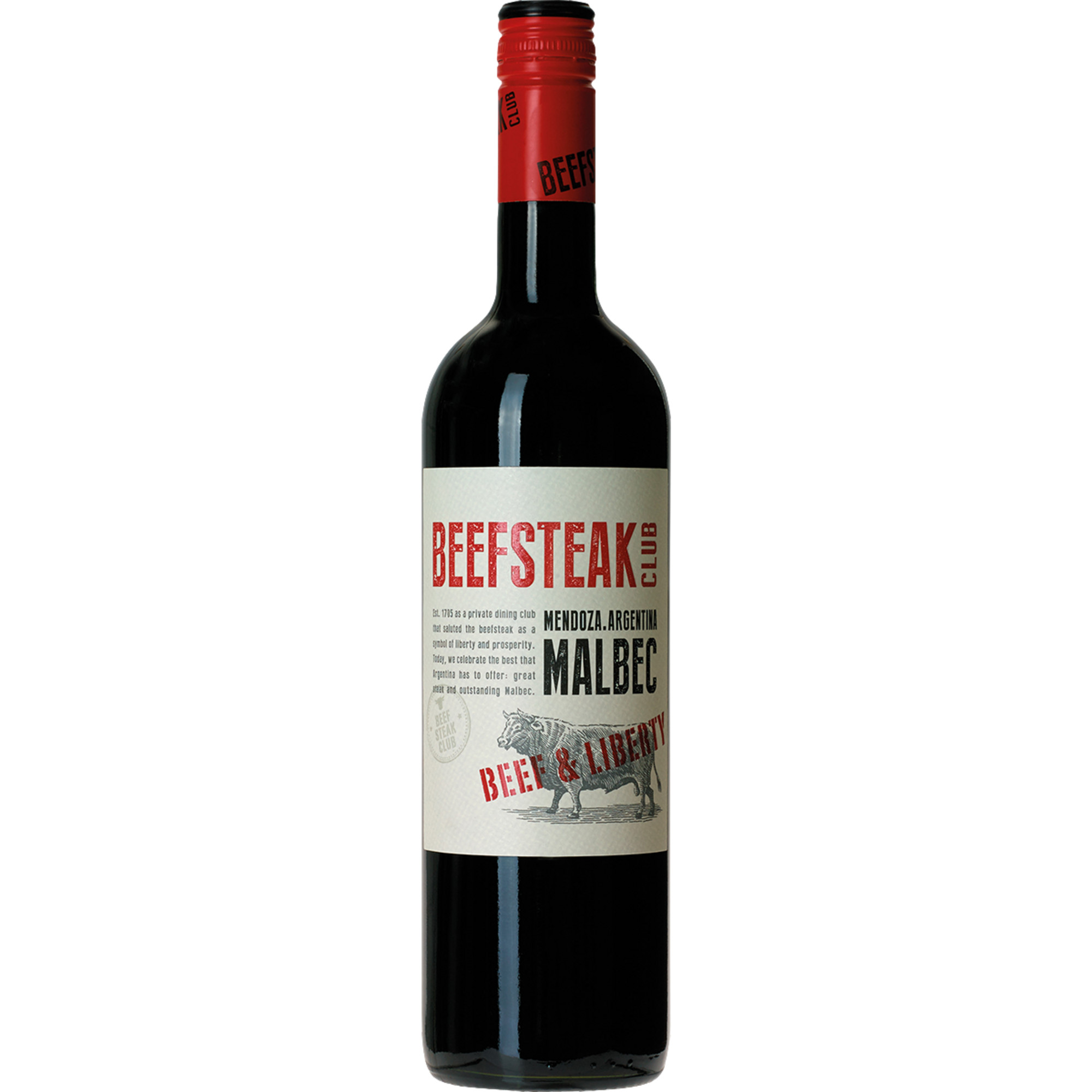 Beefsteak Club Beef & Liberty Malbec, Mendoza, Argentinien, Mendoza, 2024, Rotwein