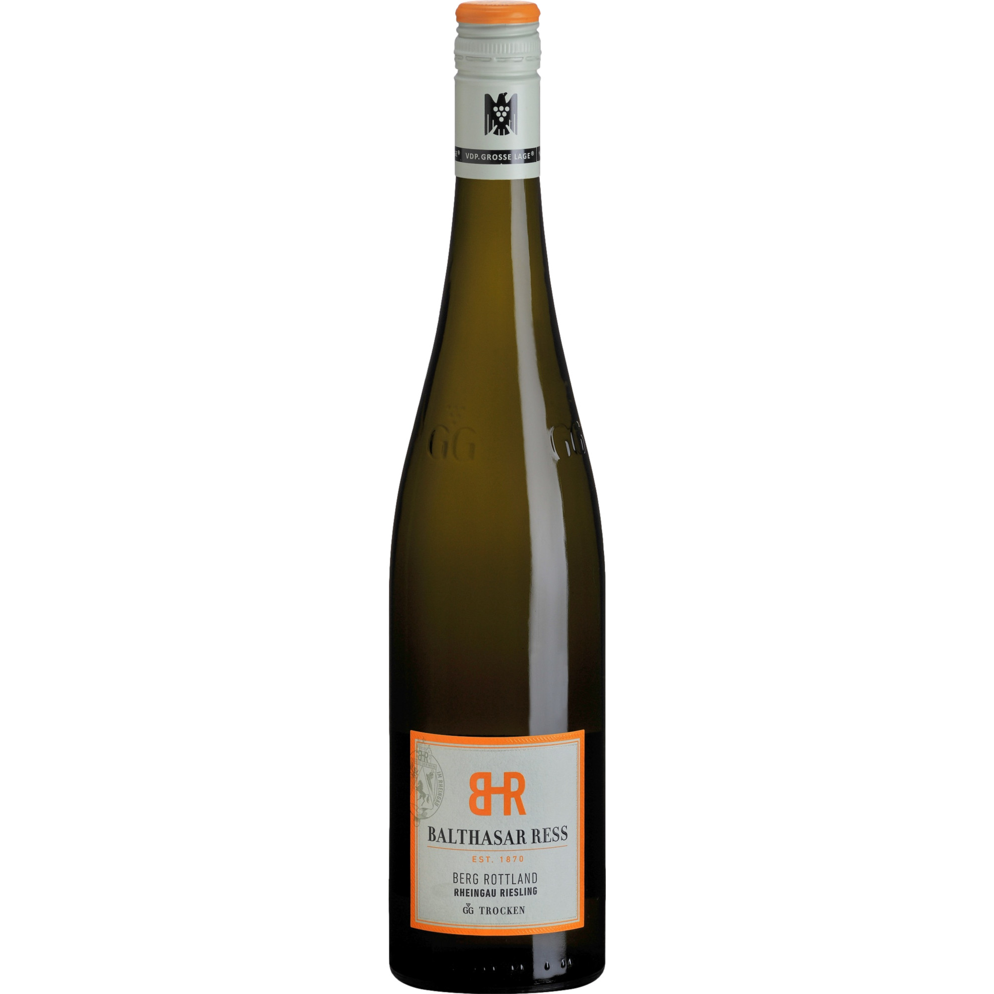Berg Rottland Rüdesheim Riesling Grosse Lage Bio, Trocken, Rheingau, Rheingau, 2023, Weißwein