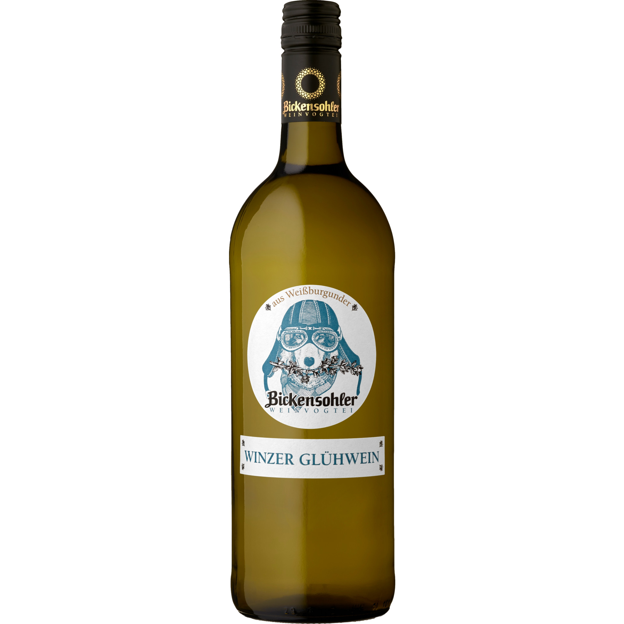 Bickensohler Winzerglühwein Weissburgunder, Aromatisiertes weinhaltiges Getränk, 1 Liter, Baden, Weißwein