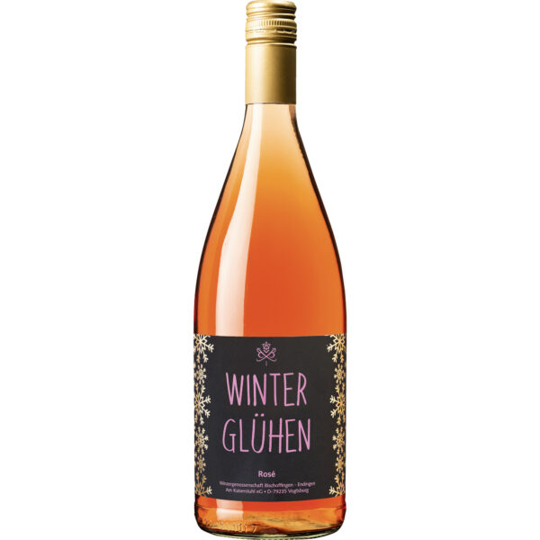 Bischoffinger Winterglühen Rosé QbA, Baden, 1 Liter, Baden, Roséwein