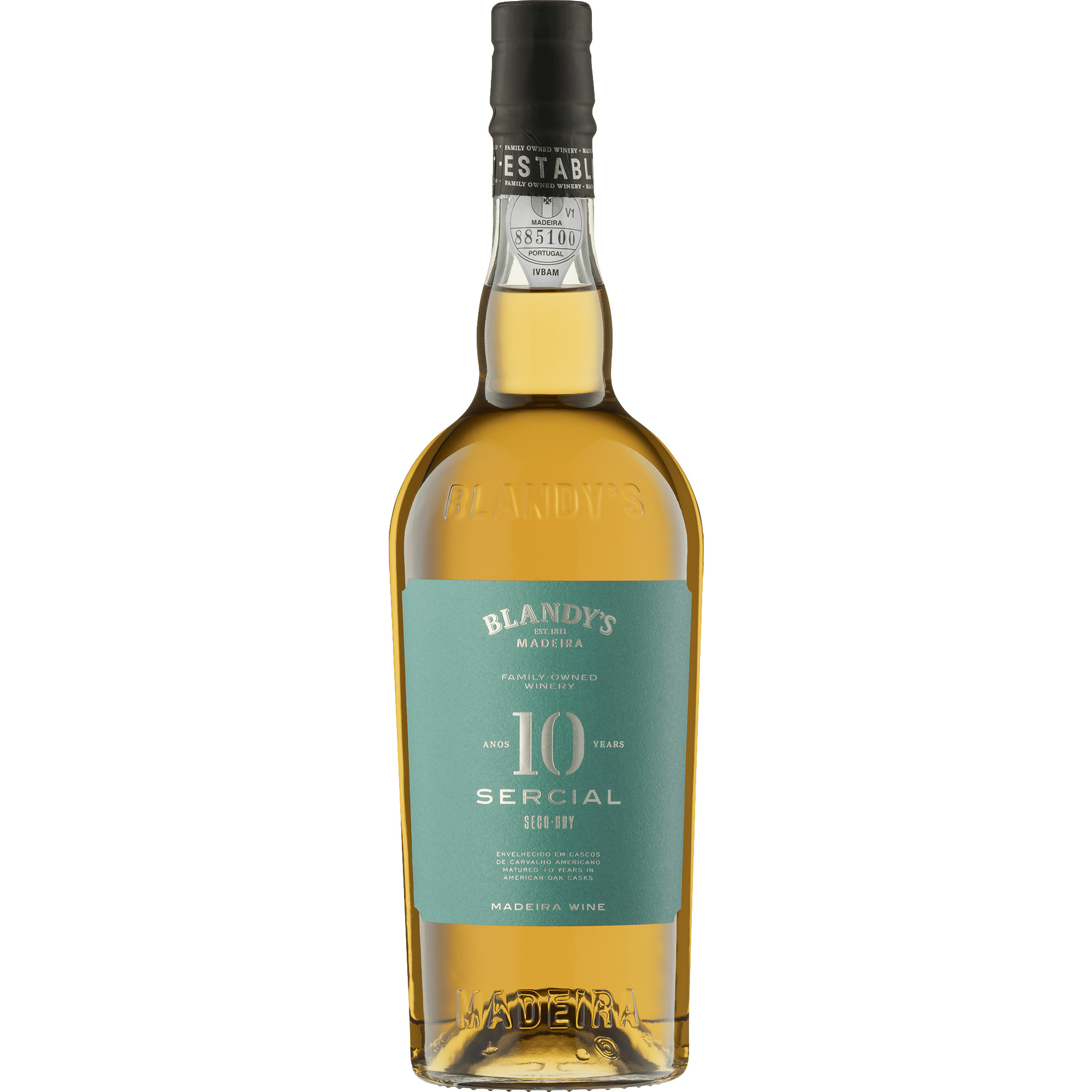 Blandy's 10 Years Old Sercial Dry, Madeira DOC, 19 % Vol., 0,75 L, Madeira, Likörwein