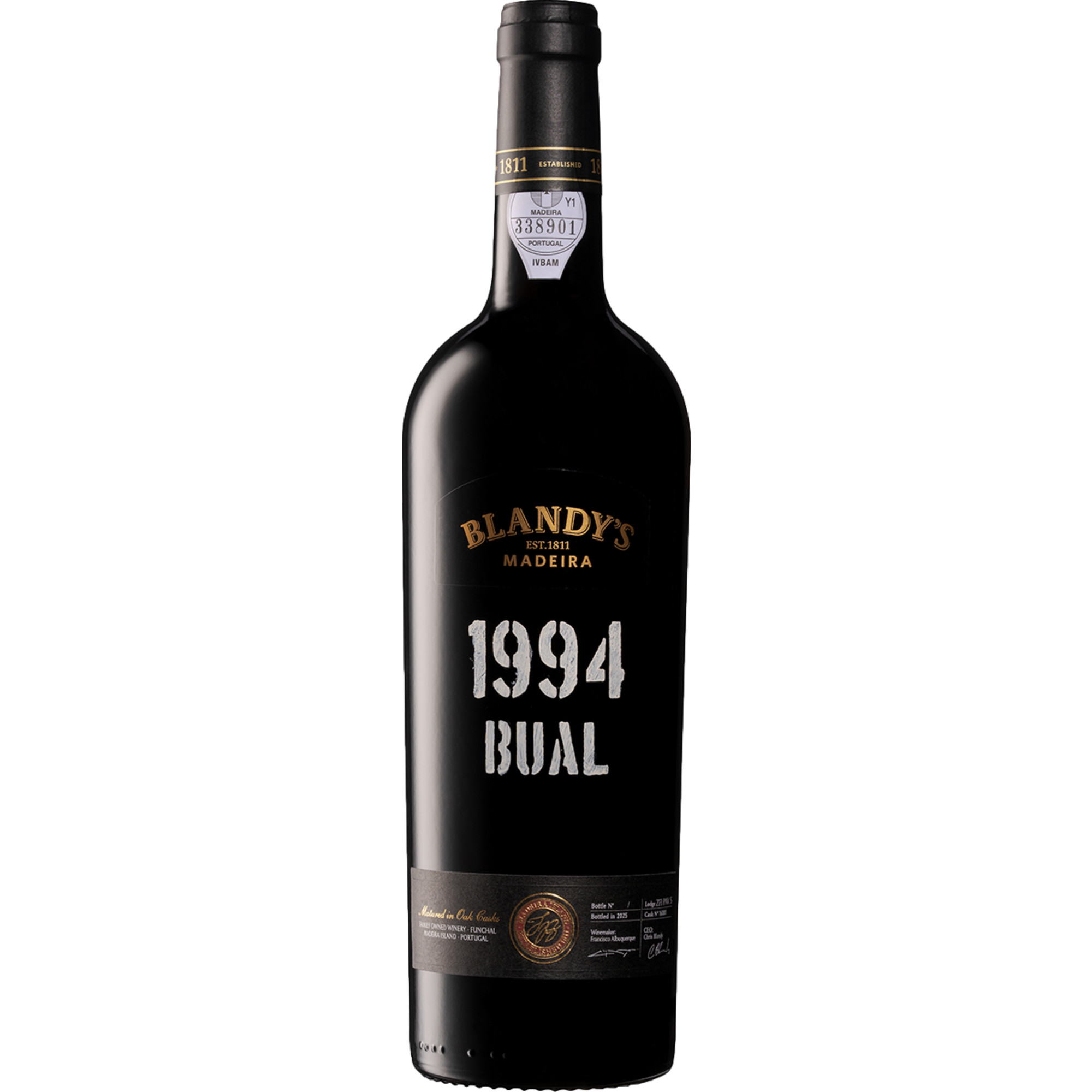 Blandy's Bual 1994, Madeira DOC, 20 % Vol., 0,75 L, Madeira, Likörwein