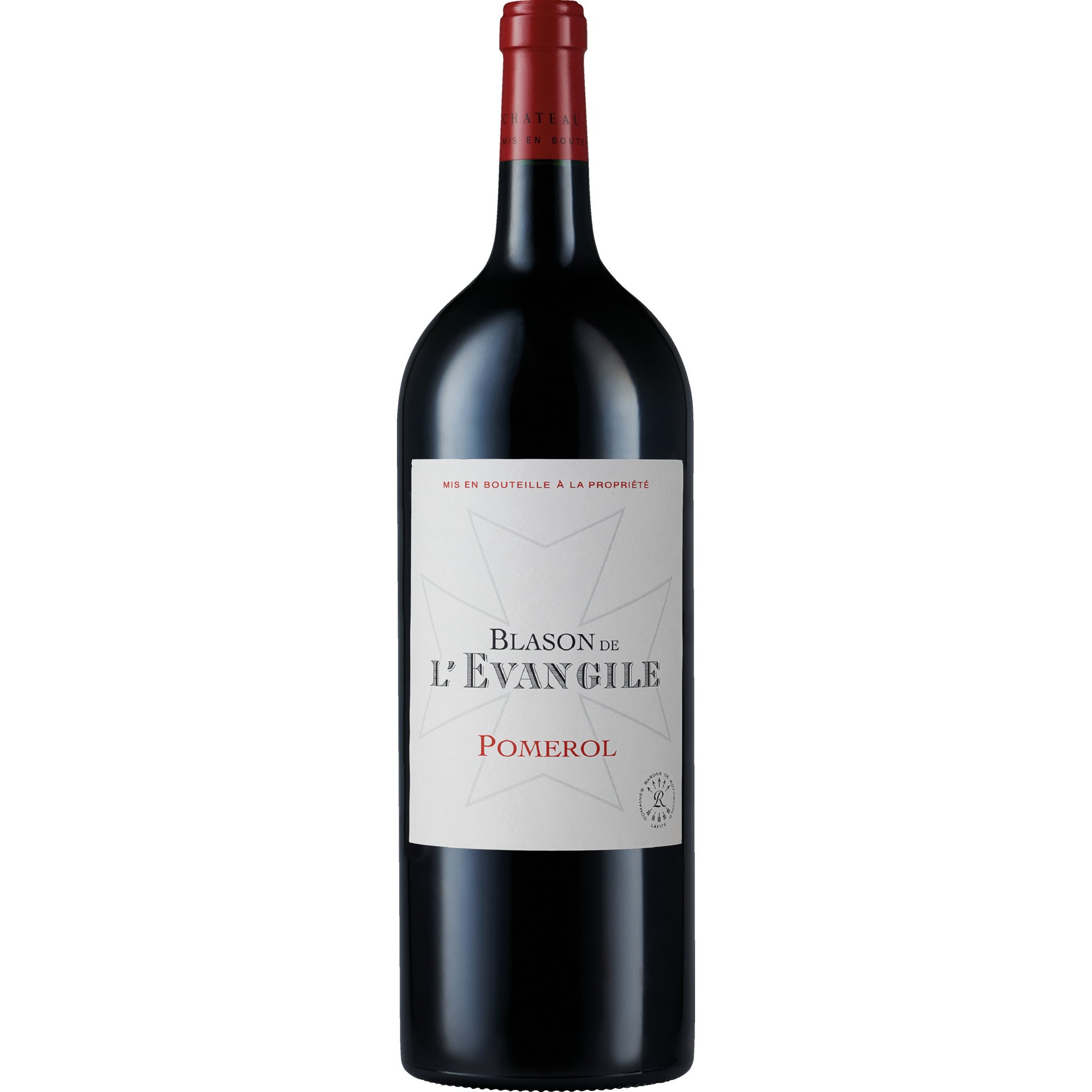 Blason de L'Evangile 3HK, Pomerol AOP, 3HK 1,5l, Bordeaux, 2018, Rotwein