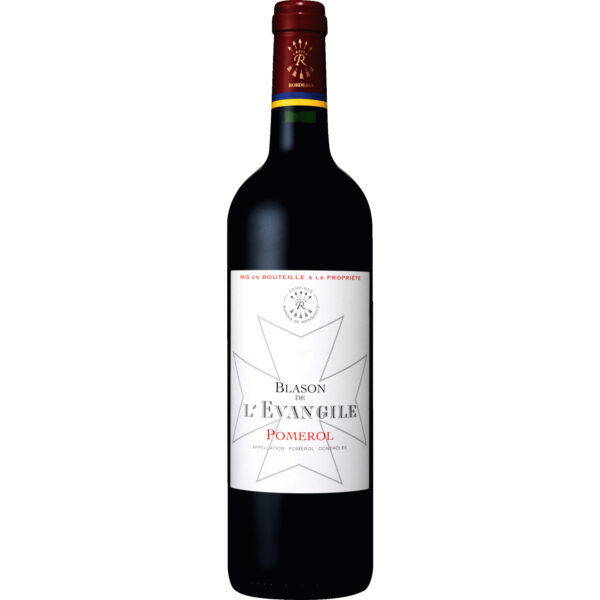 Blason de L'Evangile, Pomerol AOP, Bordeaux, 2019, Rotwein