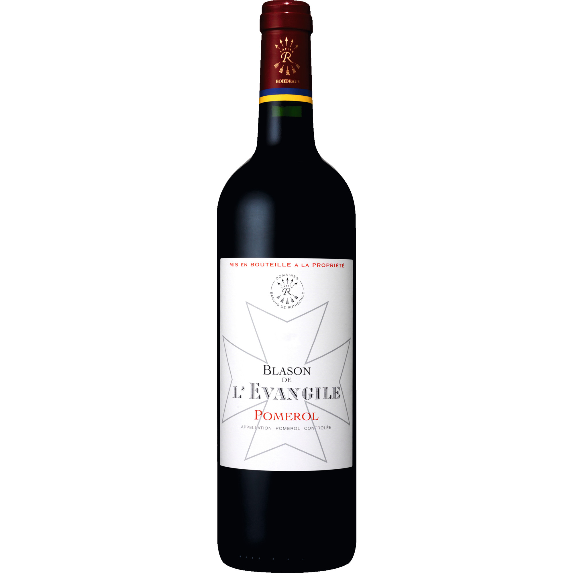 Blason de L'Evangile, Pomerol AOP, Bordeaux, 2019, Rotwein