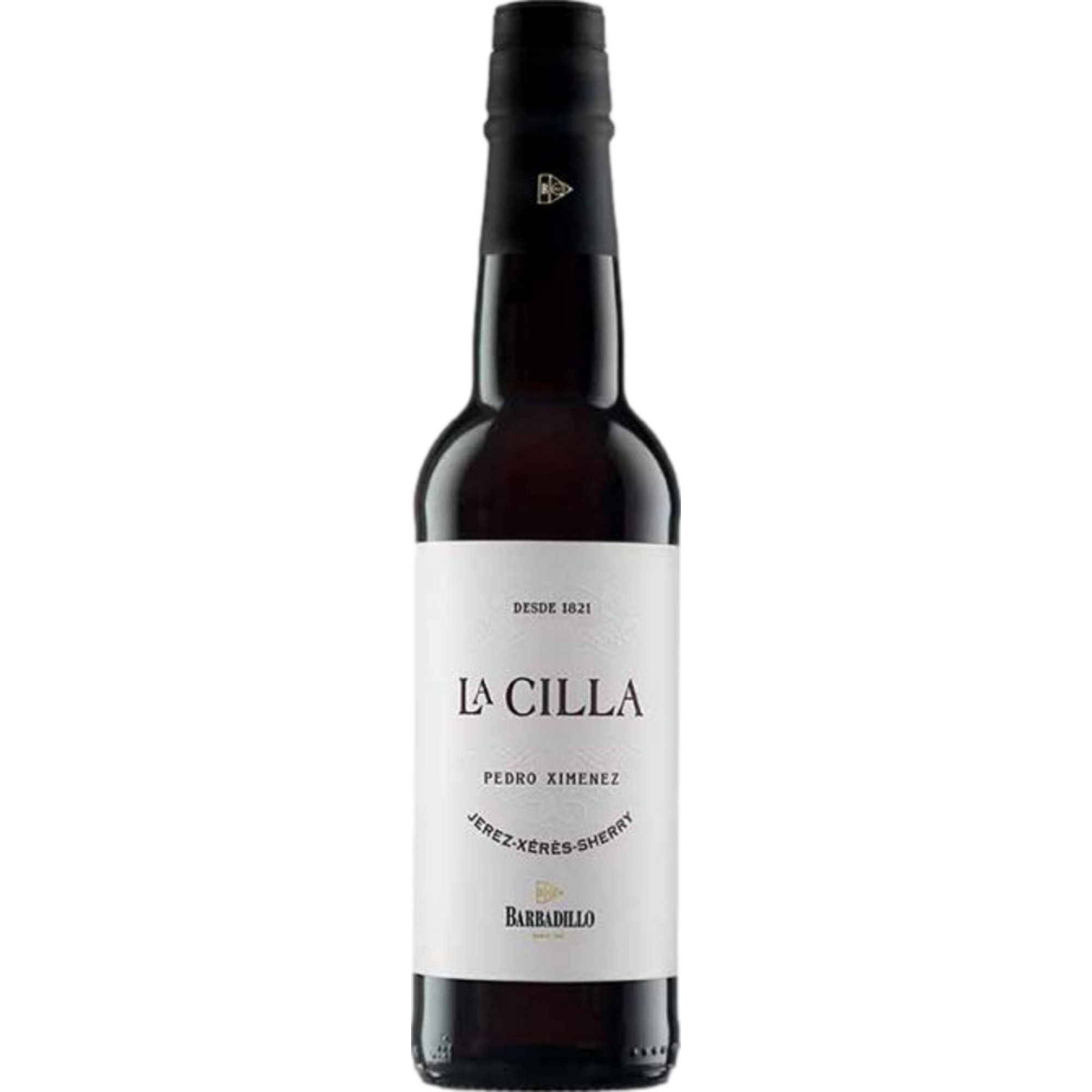 Bodegas Barbadillo Pedro Ximenez La Cilla, Jerez-Xérès-Sherry DO, 0,375L, 17,5% Vol., Sherry/Jerez, Spirituosen