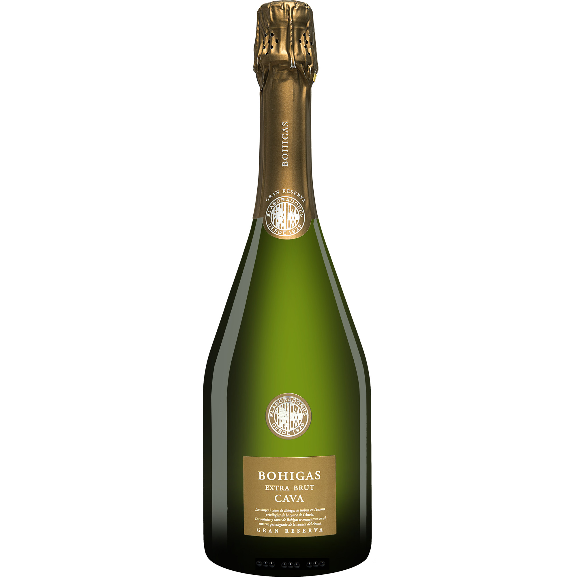 Bohigas Cava Gran Reserva Extra Brut 0.75L 12% Vol. Trocken aus Spanien