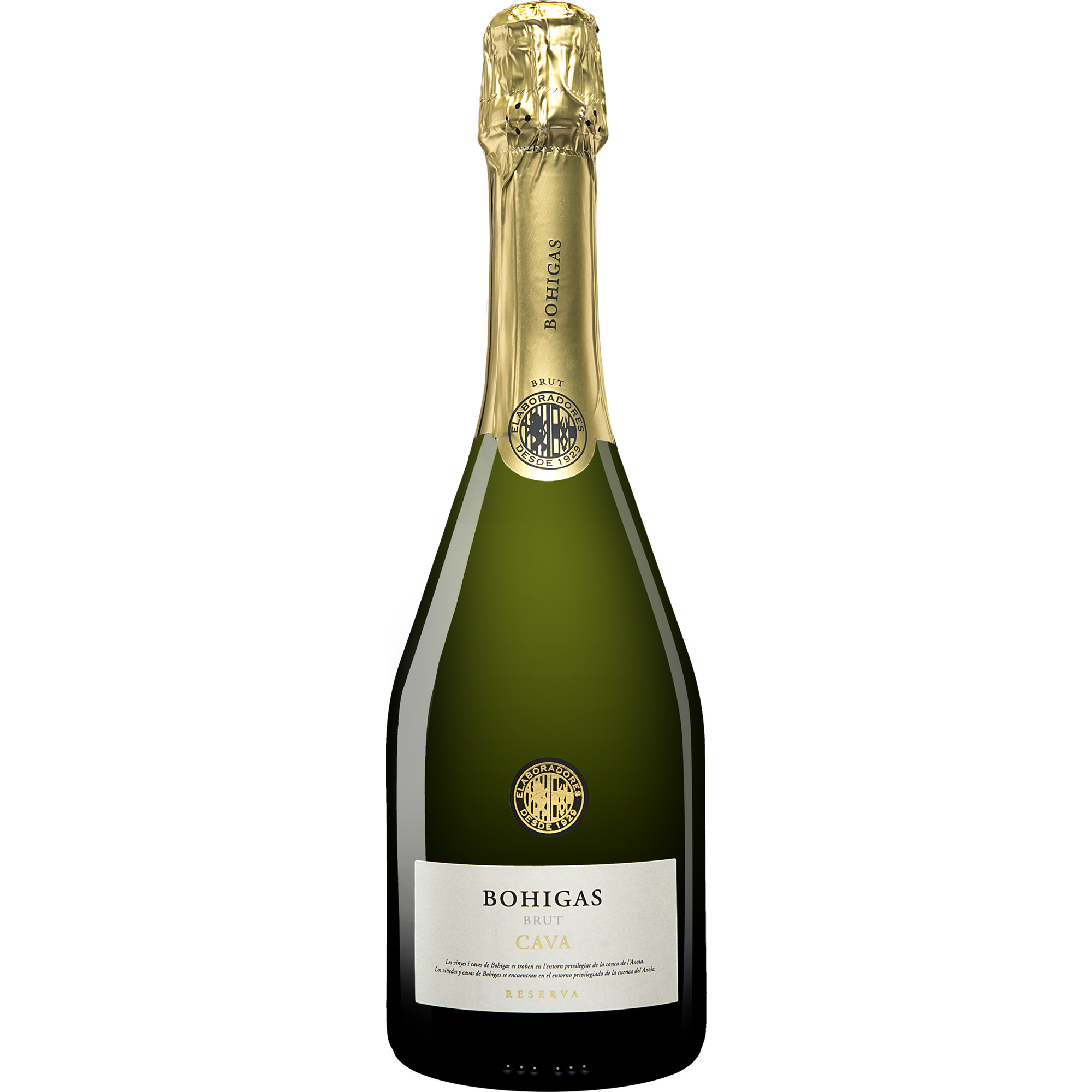 Bohigas Cava Reserva Brut 0.75L 12% Vol. Trocken aus Spanien
