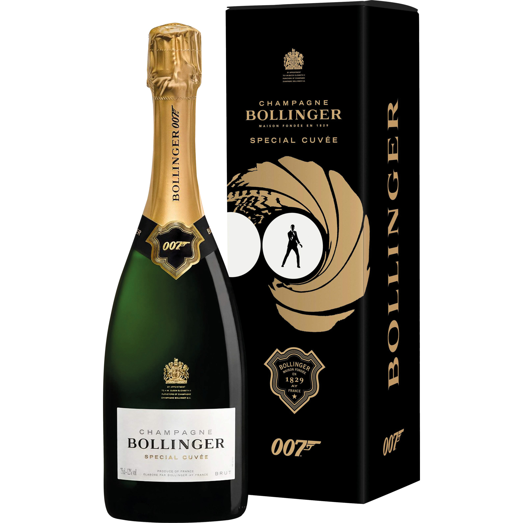 Bollinger James Bond Edition, Brut, Champagne AC, Geschenkverpackung, Champagne, Schaumwein