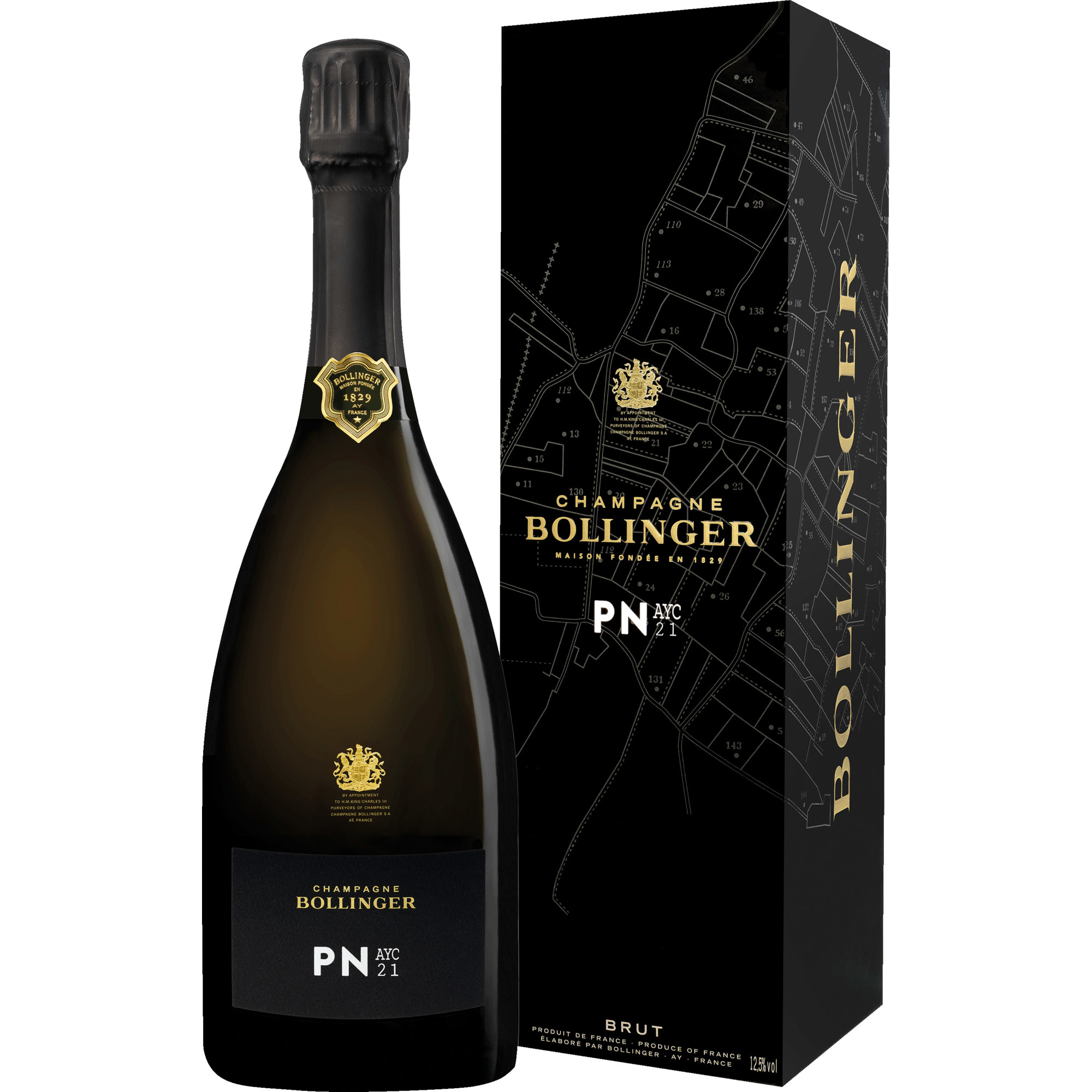 Bollinger PNAYC21, Brut, Champagne AOP, Geschenkverpackung, Champagne, Schaumwein