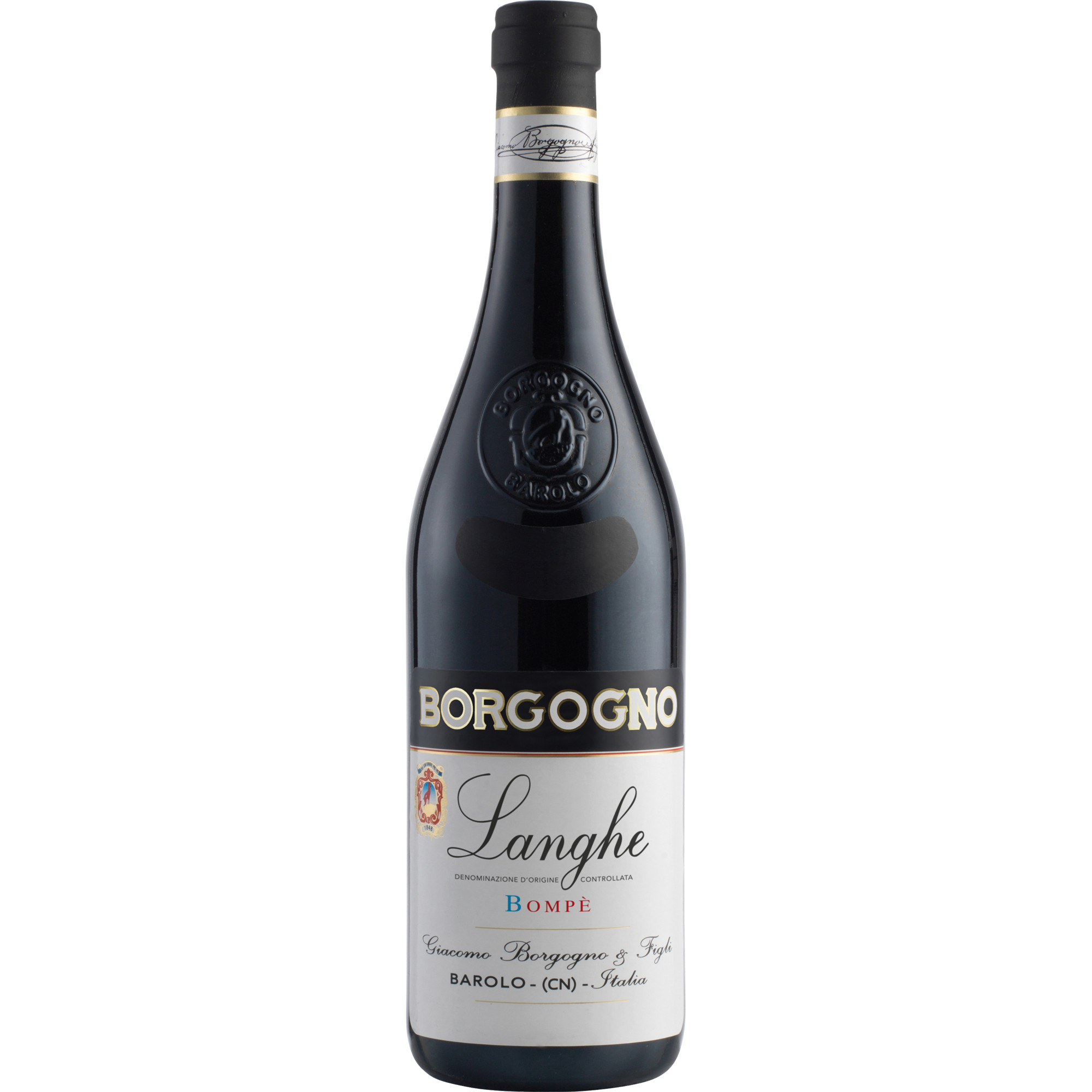 Borgogno Bompè Barbera, Langhe DOC, Piemont, 2023, Rotwein