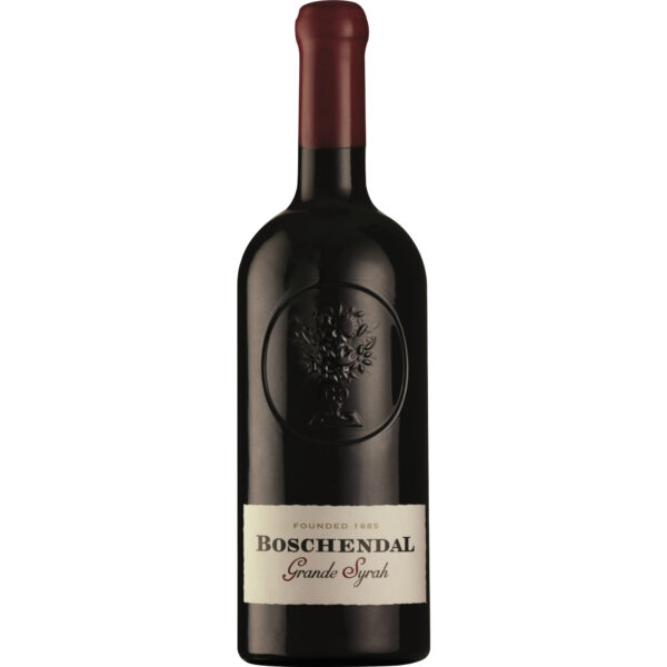Boschendal Grande Syrah, WO Stellenbosch, 6er Holzkiste, Western Cape, 2022, Rotwein