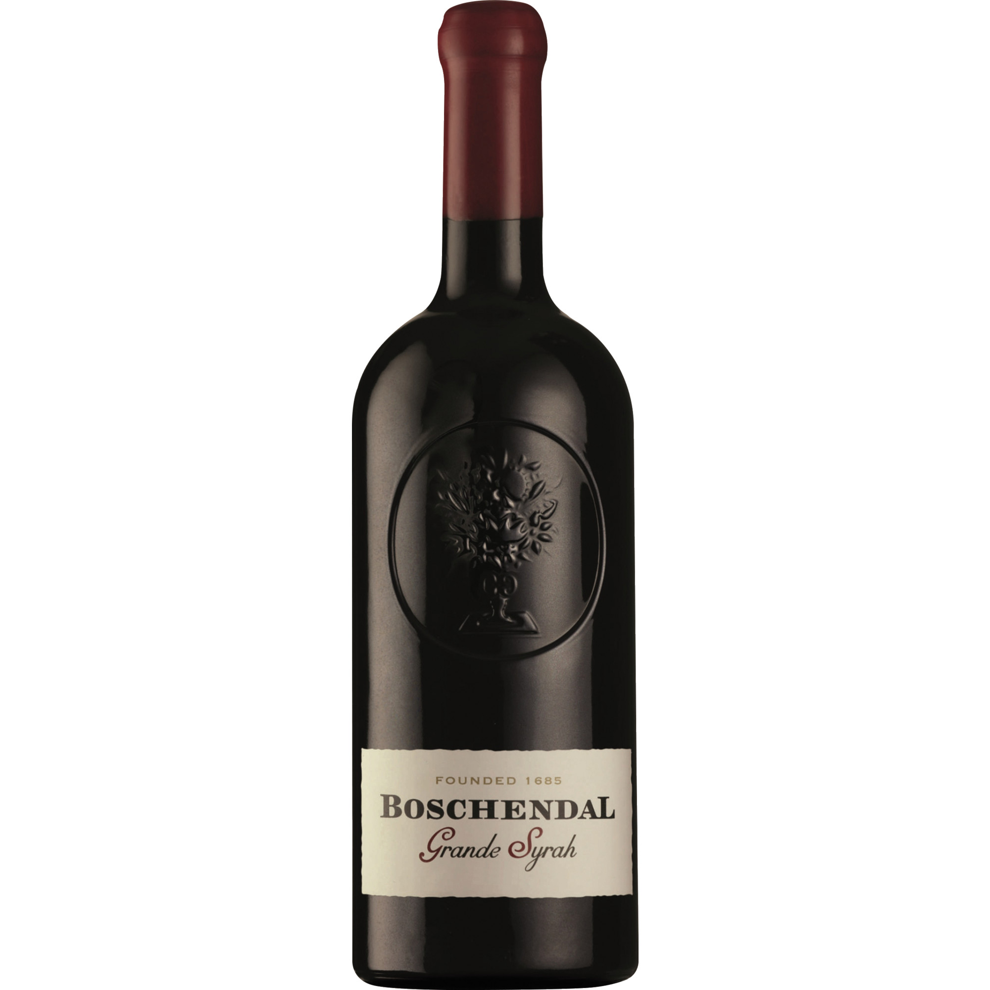 Boschendal Grande Syrah, WO Stellenbosch, 6er Holzkiste, Western Cape, 2022, Rotwein