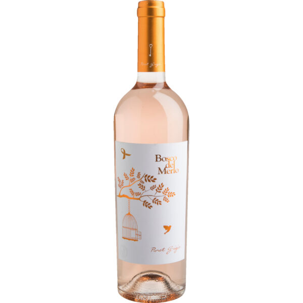 Bosco del Merlo Pinot Grigio Rosè, Delle Venezie DOC, Venetien, 2025, Roséwein